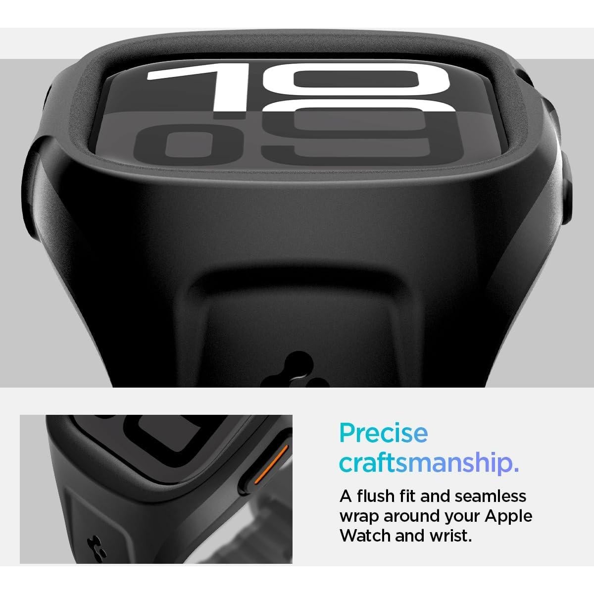 Correa Deportiva Spigen Liquid Air Pro para Apple Watch 10 46mm - Negro Mate