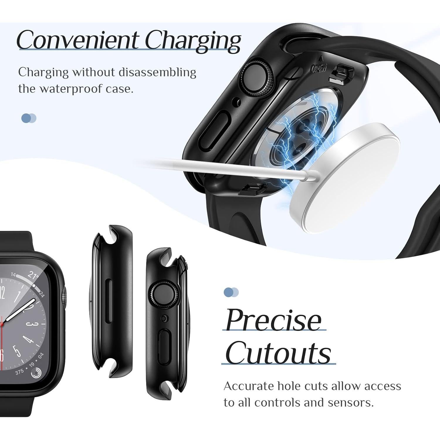 Funda Impermeable Goton para Apple Watch 40mm Series 6/5/4/SE