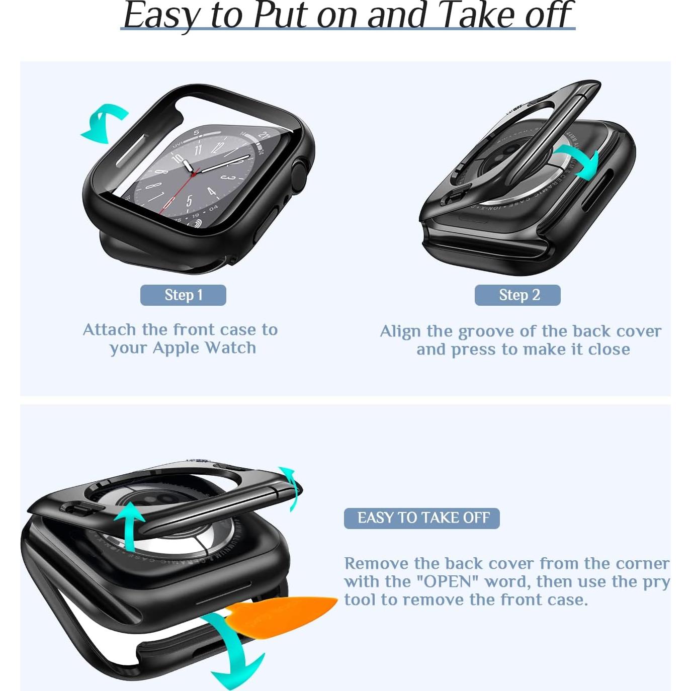 Funda Impermeable Goton para Apple Watch 40mm Series 6/5/4/SE