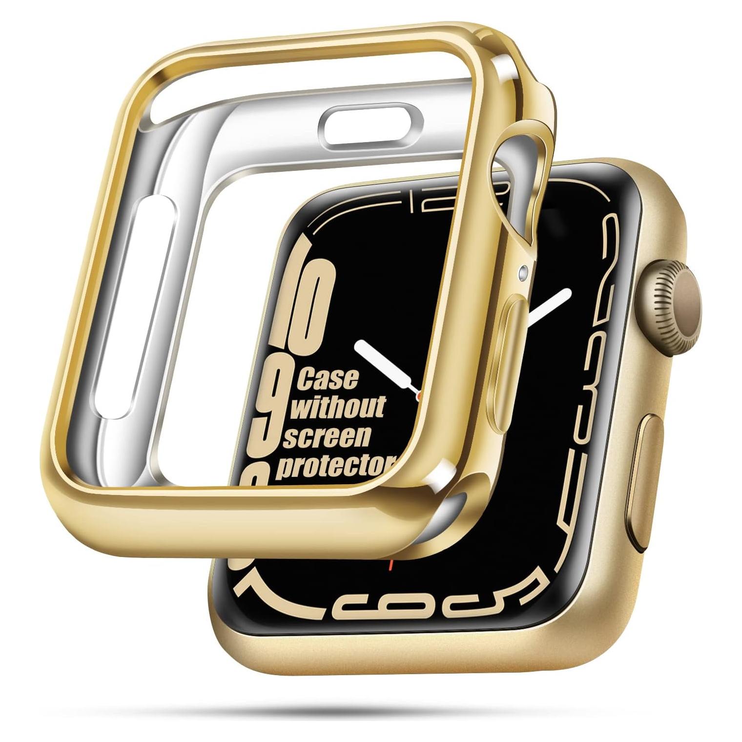 Funda TPU Protectora Dorada 40mm para Apple Watch Series 1-7