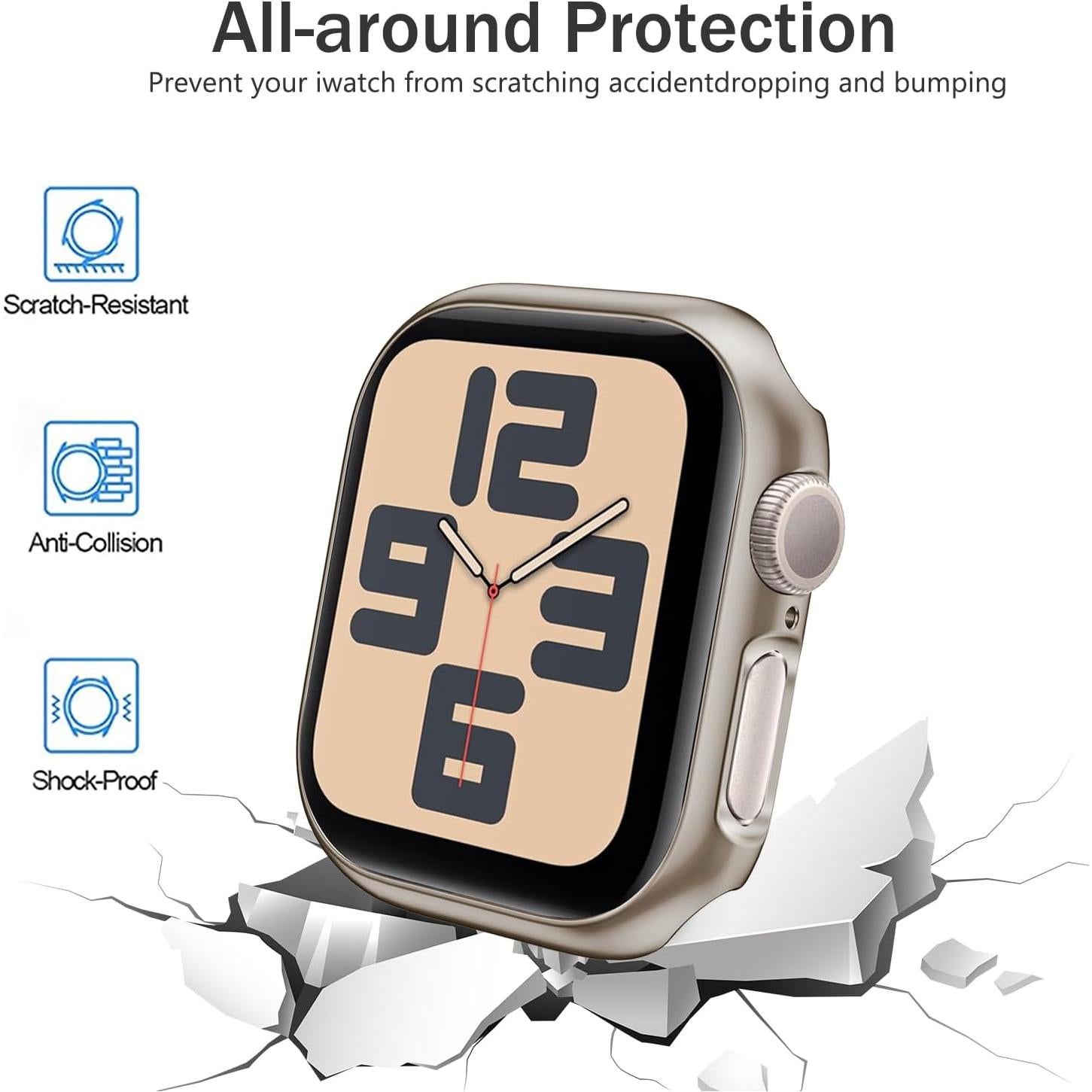 Estuche Pocoukate 12 Paquetes para Apple Watch 10 42 mm