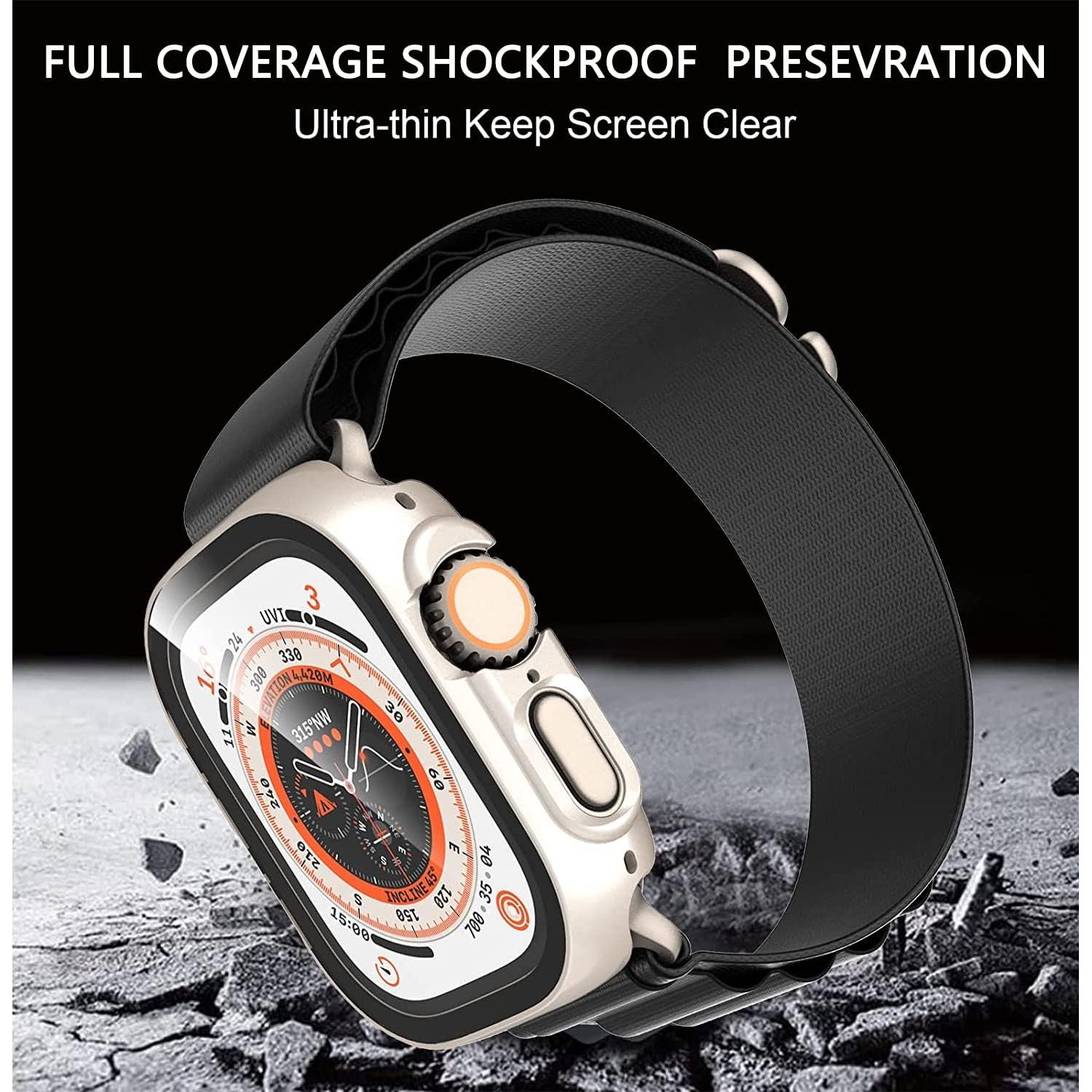 Protector de Pantalla Vidrio Templado HASDON para Apple Watch 49mm