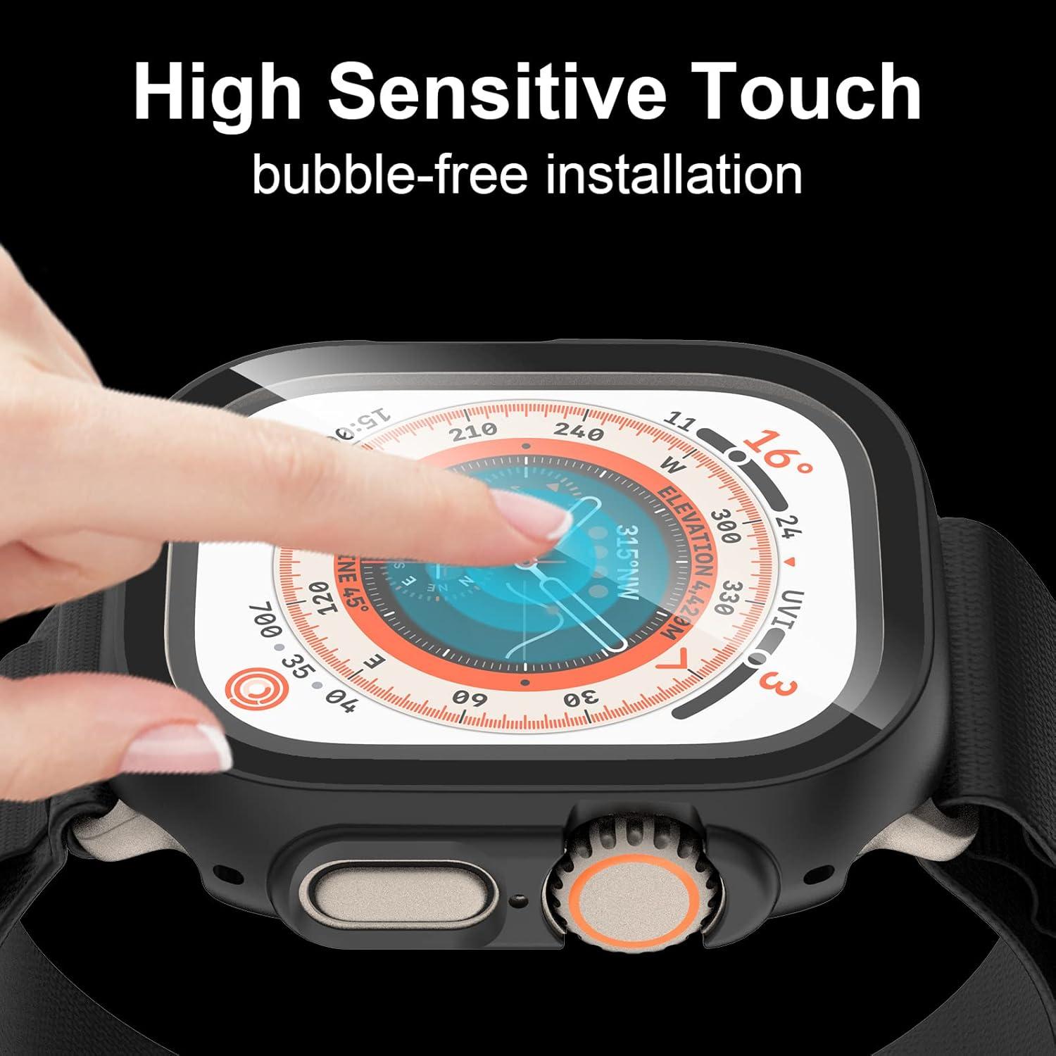 Protector de Pantalla Vidrio Templado HASDON para Apple Watch 49mm