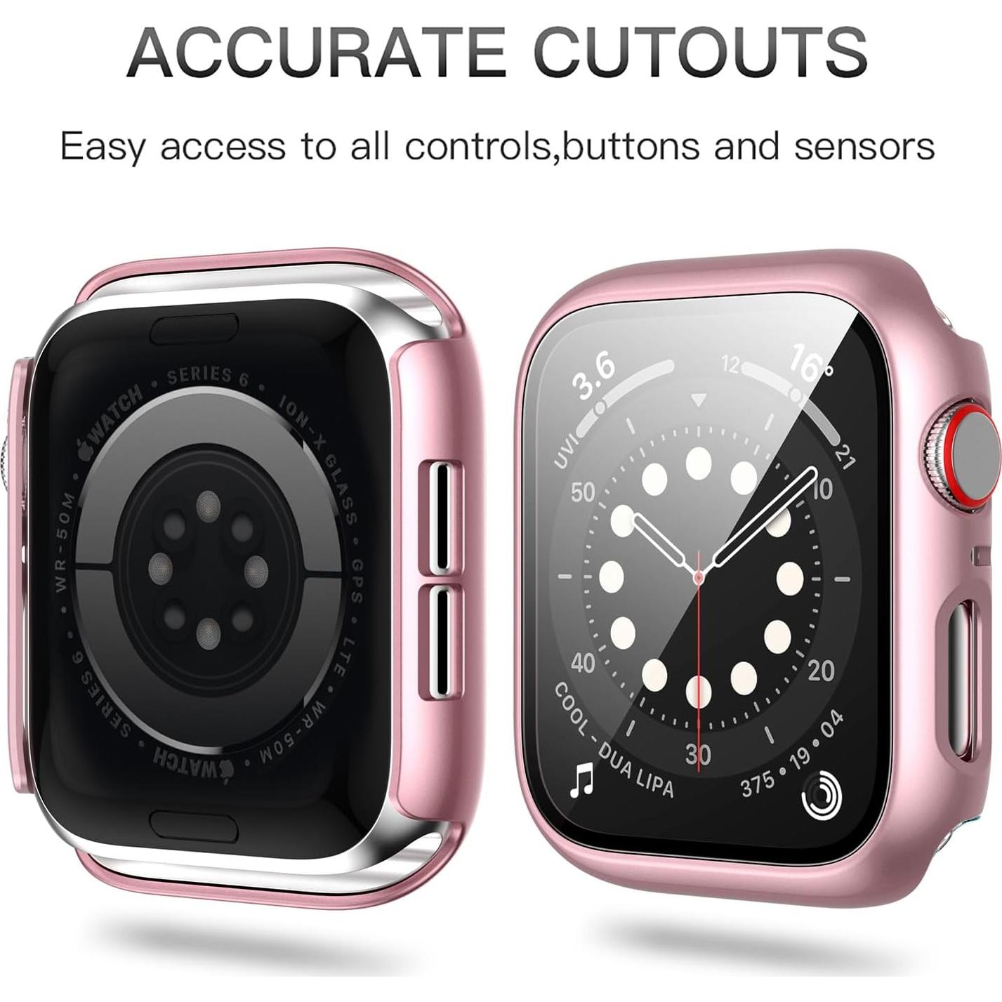 Funda con Protector de Pantalla Haojavo para Apple Watch 41mm