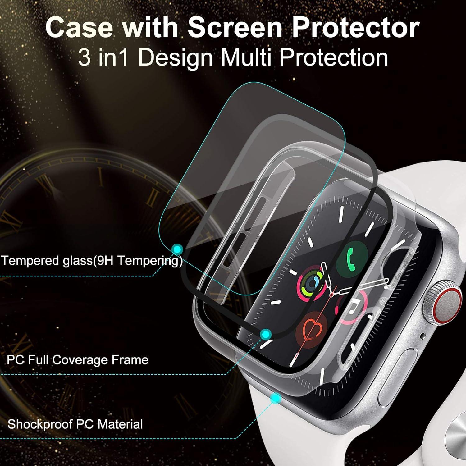 Carcasa ZEBRE para Apple Watch 40mm con Protector HD Integrado