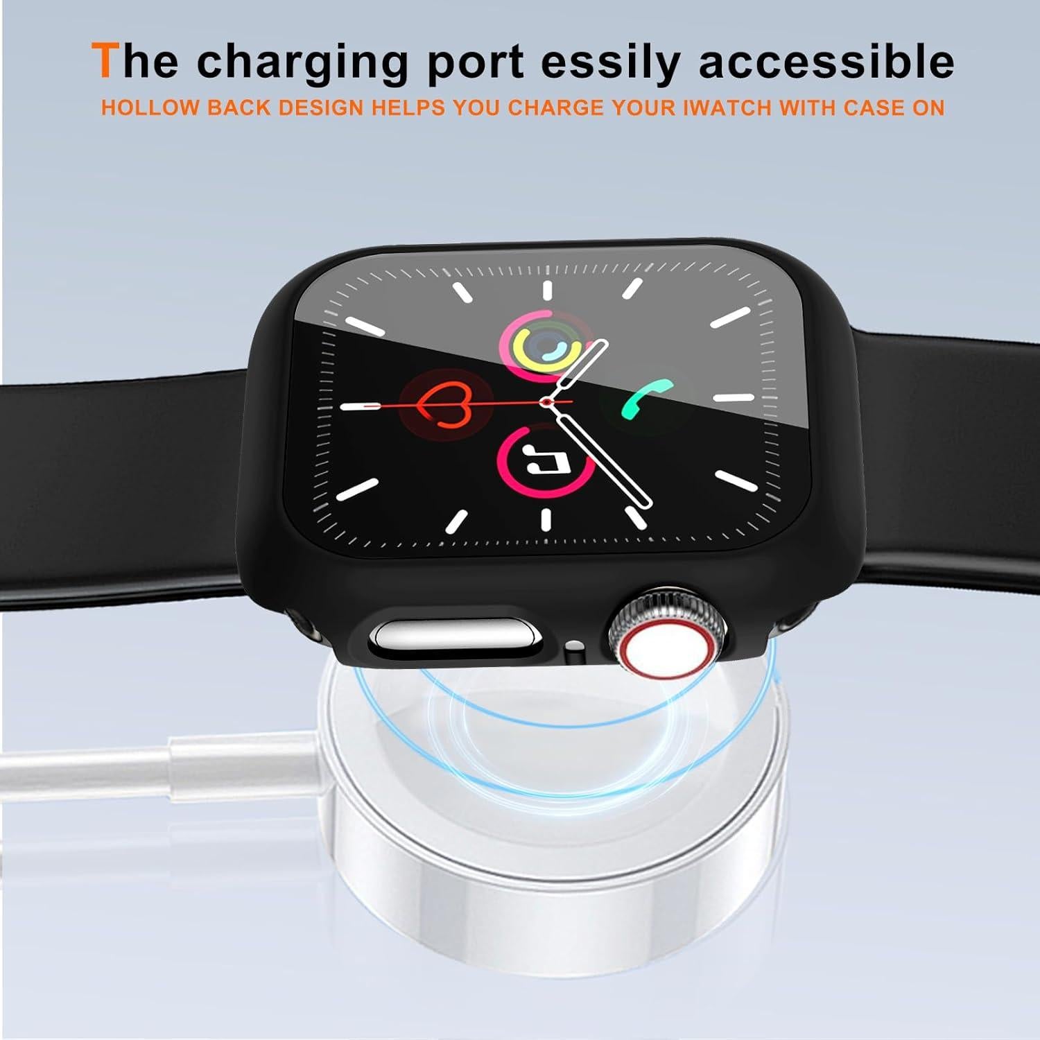 Paquete de 2 fundas para Apple Watch 44mm - Protector pantalla