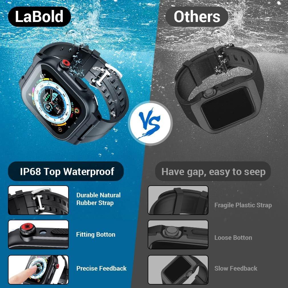 Funda Impermeable IP68 LaBold para Apple Watch 44mm