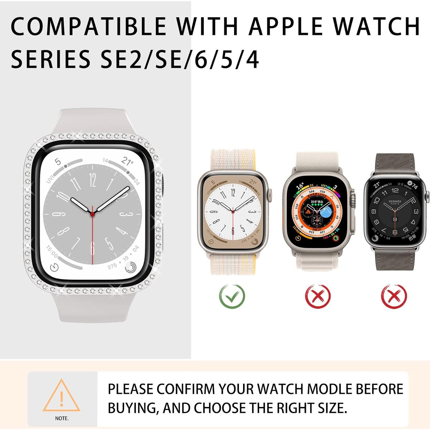 Funda Brillante para Apple Watch 40mm - Diamantes Shenou