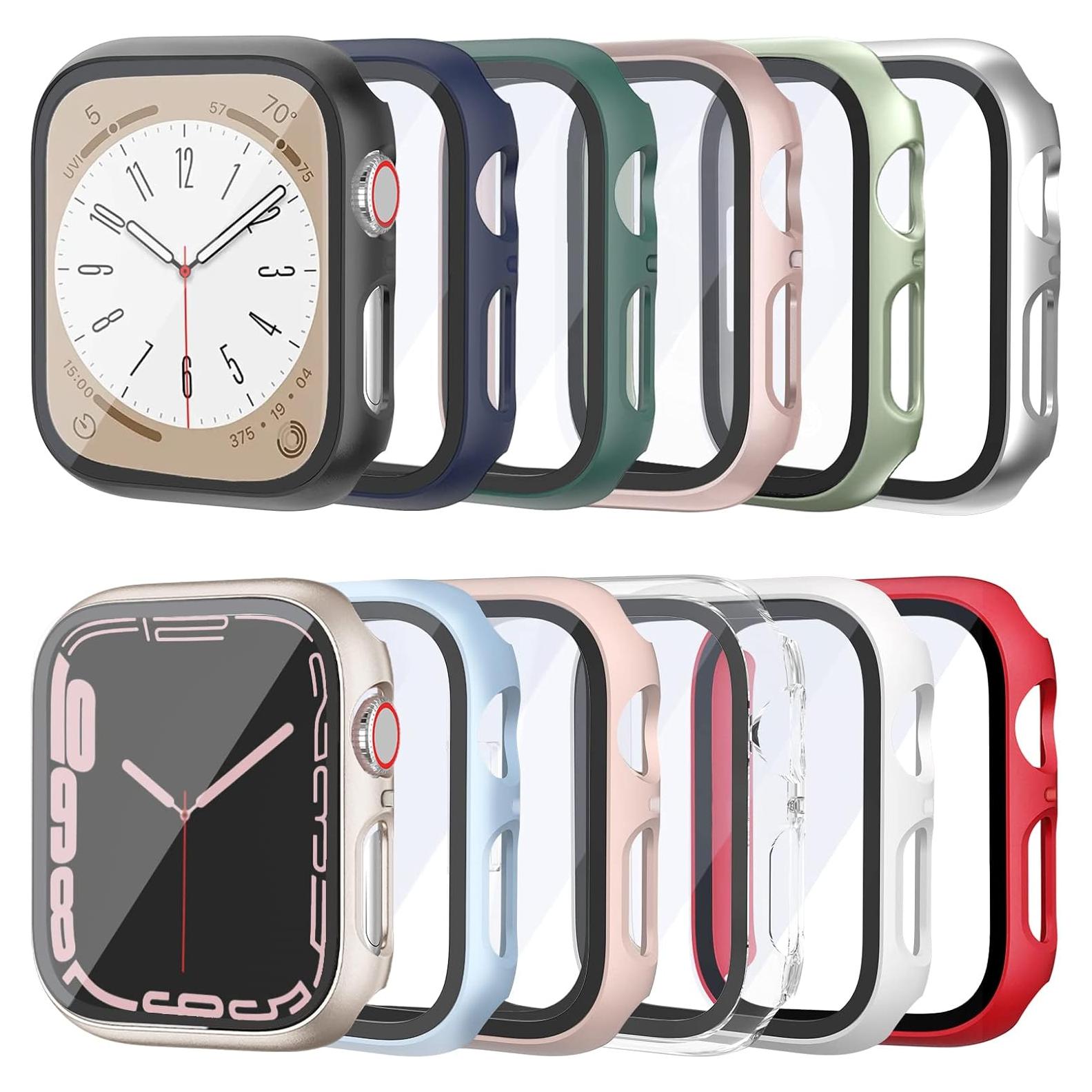 Funda Protectora HASDON para Apple Watch 41mm - 12 Paquetes