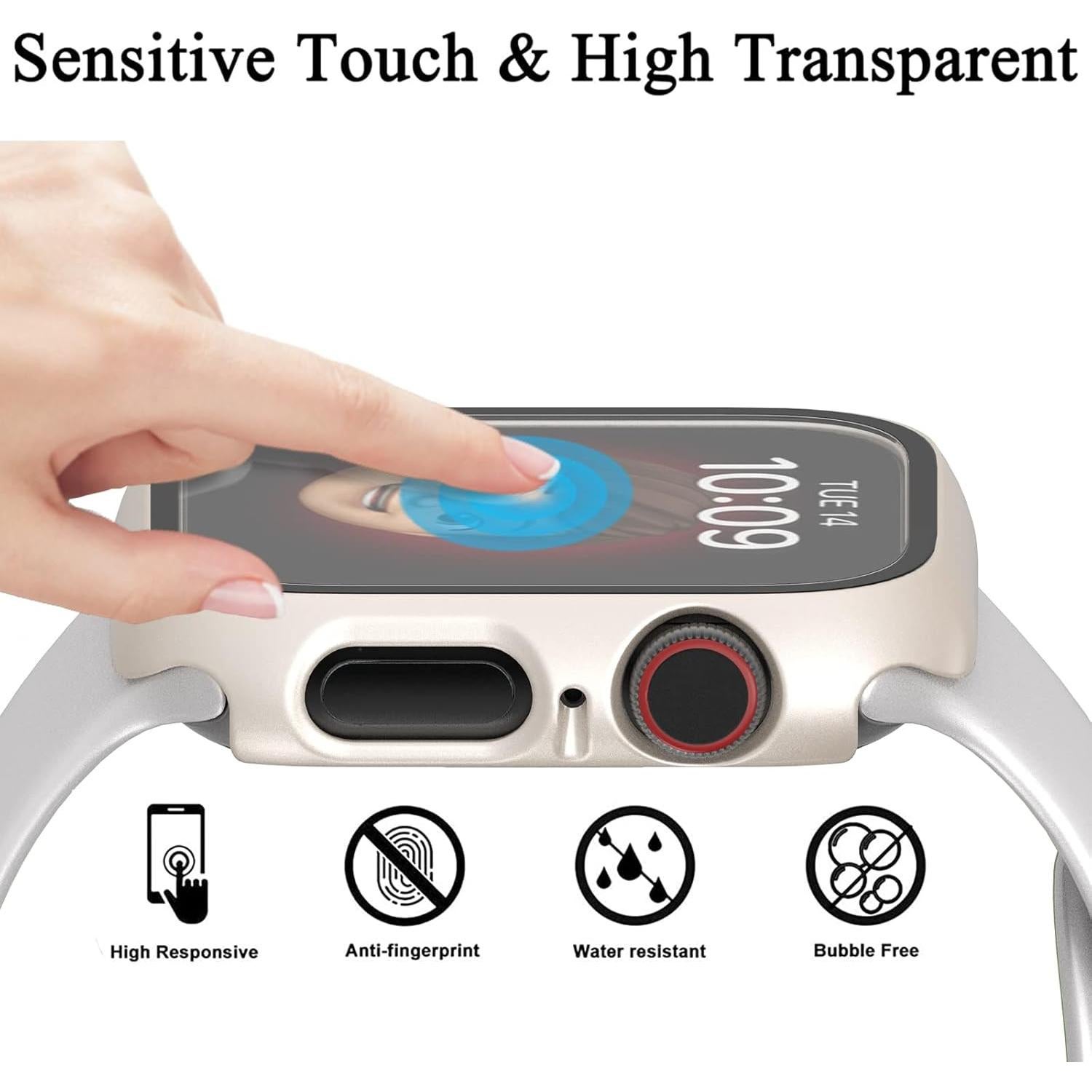 Funda Protectora HASDON para Apple Watch 41mm - 12 Paquetes