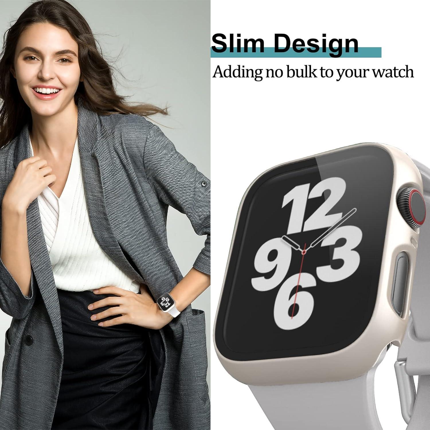 Funda Protectora HASDON para Apple Watch 41mm - 12 Paquetes