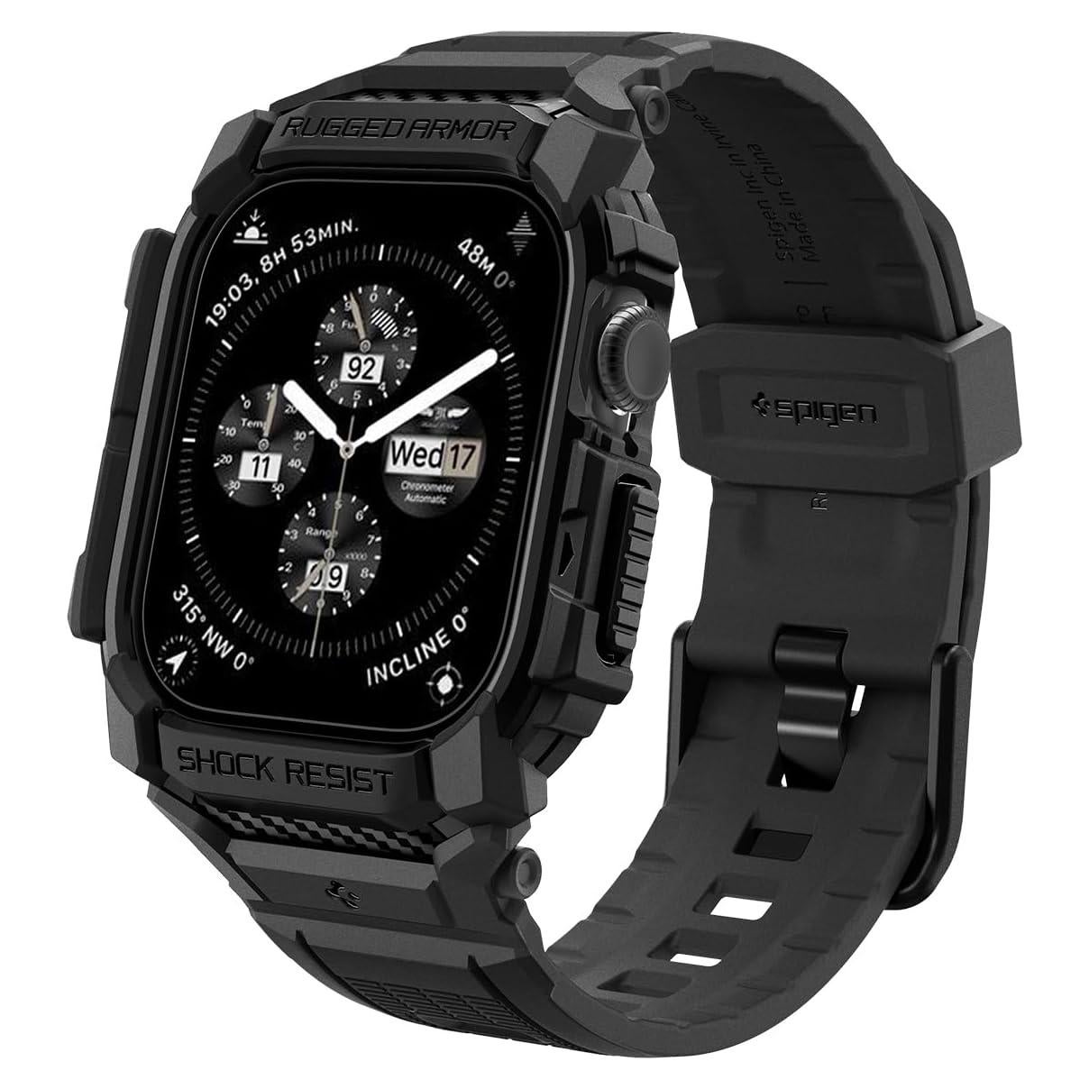 Funda Spigen Rugged Armor Pro para Apple Watch 46mm 2024