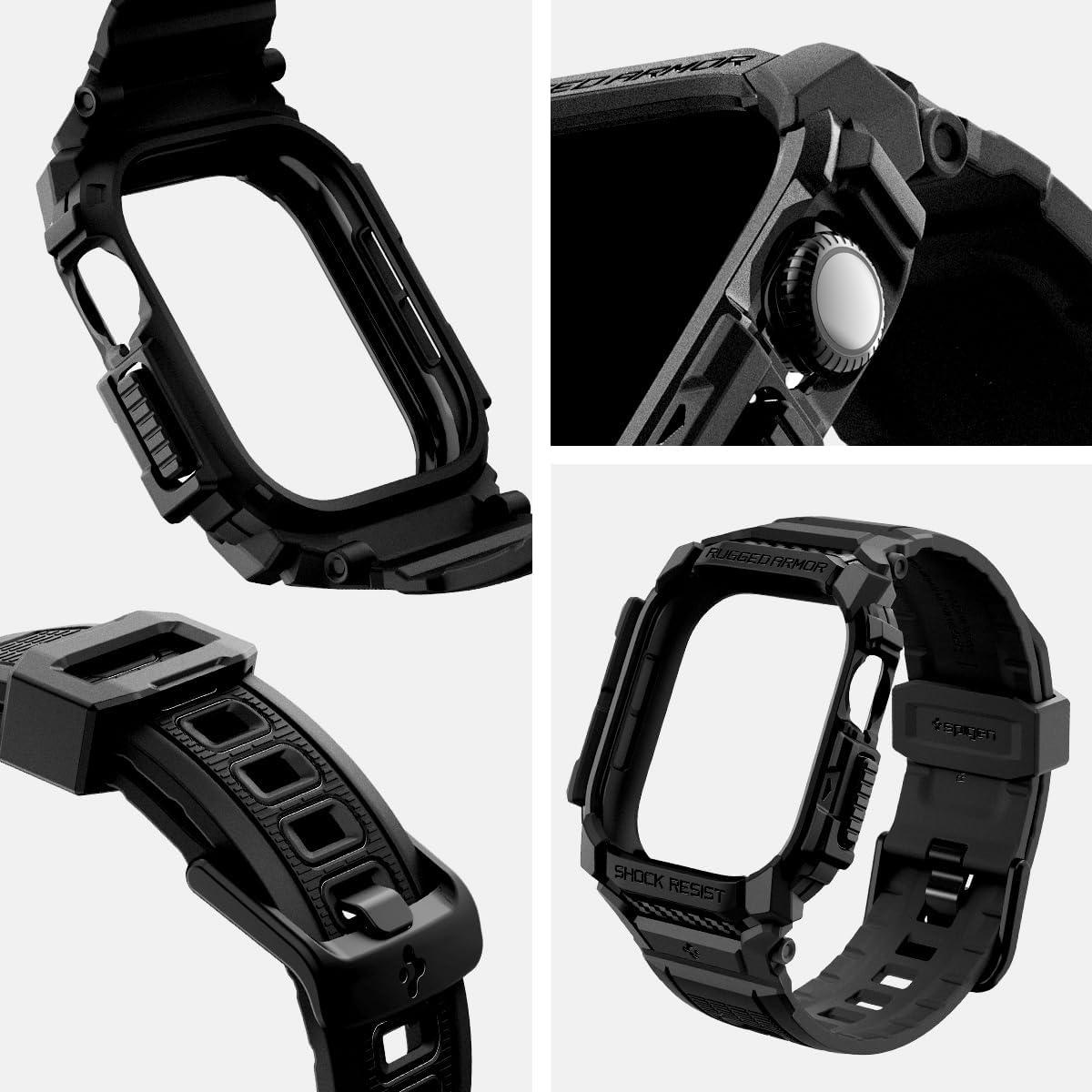 Funda Spigen Rugged Armor Pro para Apple Watch 46mm 2024