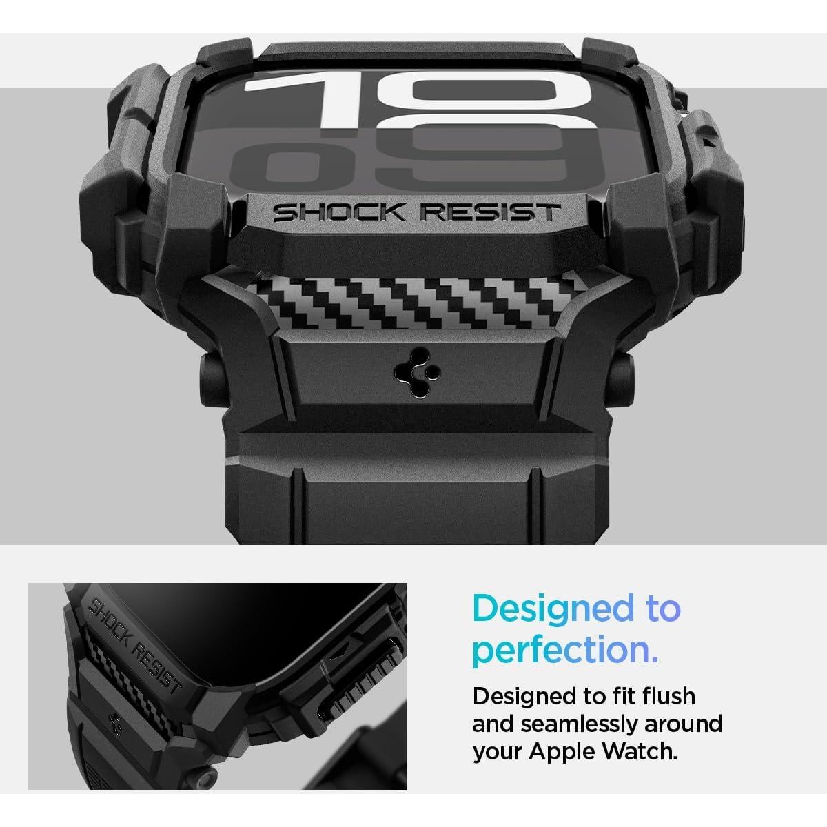 Funda Spigen Rugged Armor Pro para Apple Watch 46mm 2024