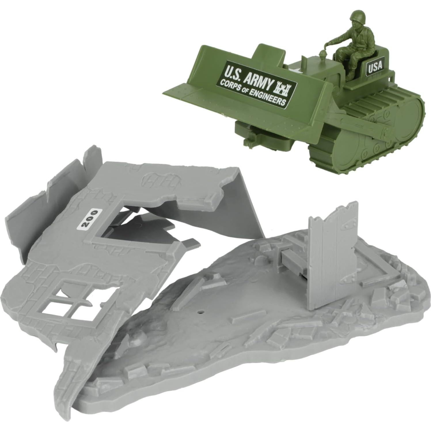 BMC Clásico Bulldozer Cuerpo de Ingenieros 3 Piezas