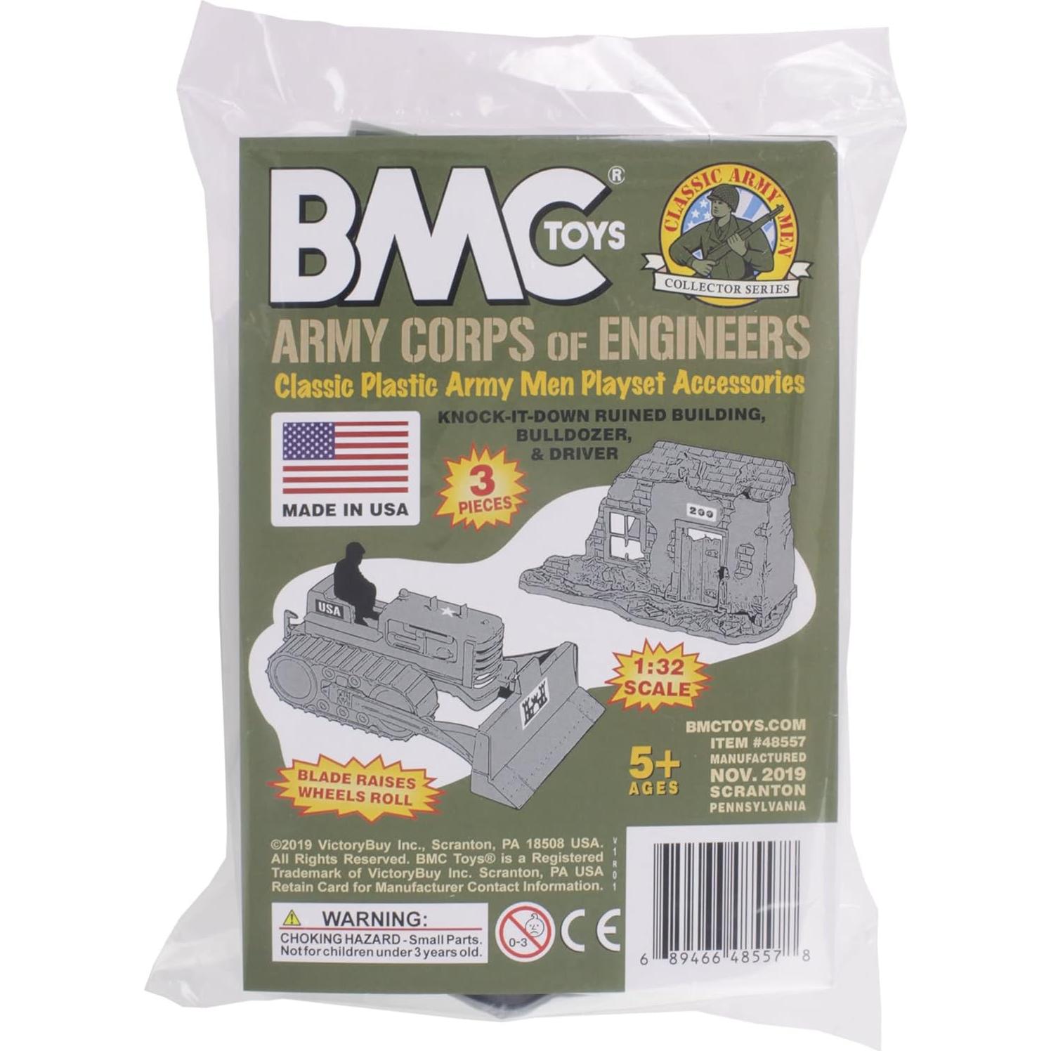 BMC Clásico Bulldozer Cuerpo de Ingenieros 3 Piezas