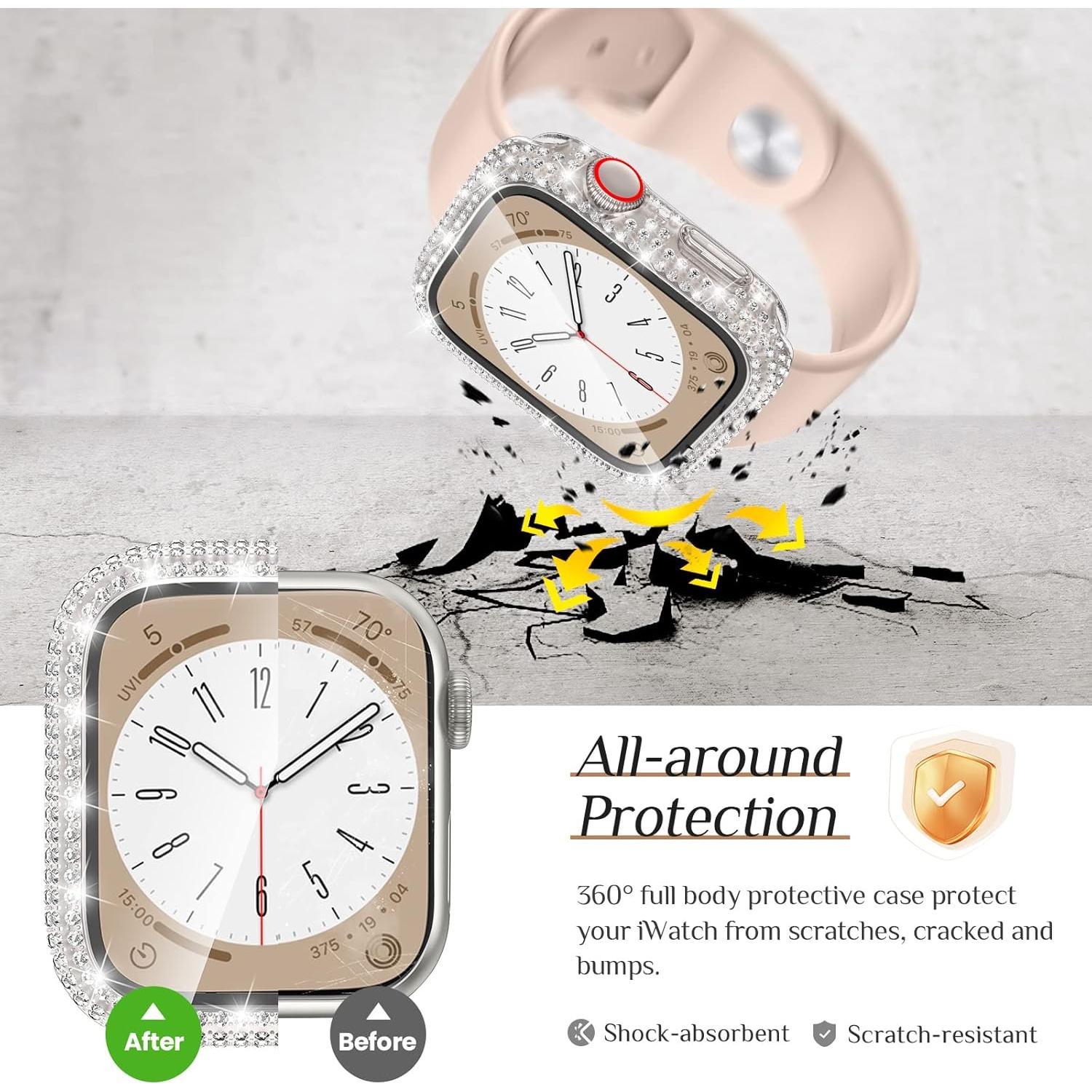 Funda Impermeable 2-en-1 Goton para Apple Watch 40-49mm