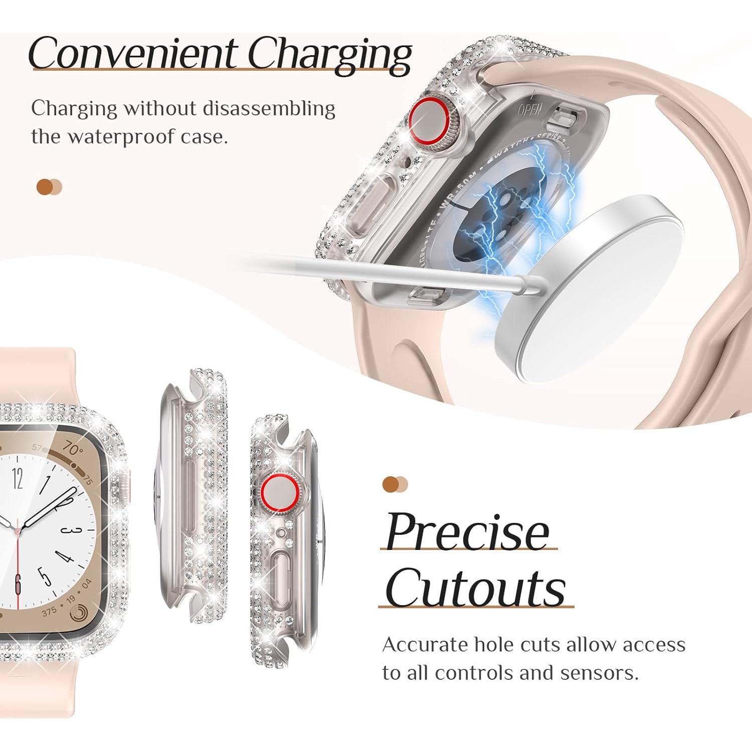 Funda Impermeable 2-en-1 Goton para Apple Watch 40-49mm