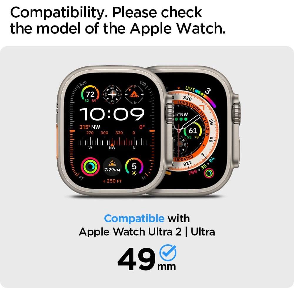 Funda delgada Spigen para Apple Watch Ultra 2/1 49mm - Transparente