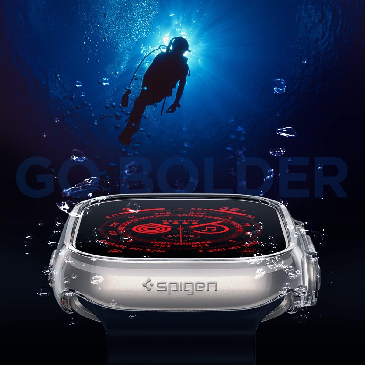 Funda delgada Spigen para Apple Watch Ultra 2/1 49mm - Transparente