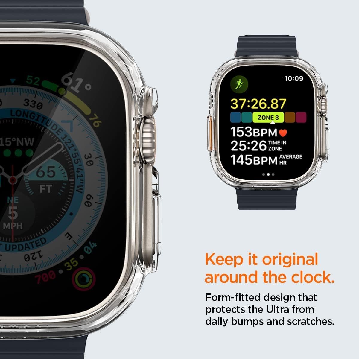 Funda delgada Spigen para Apple Watch Ultra 2/1 49mm - Transparente