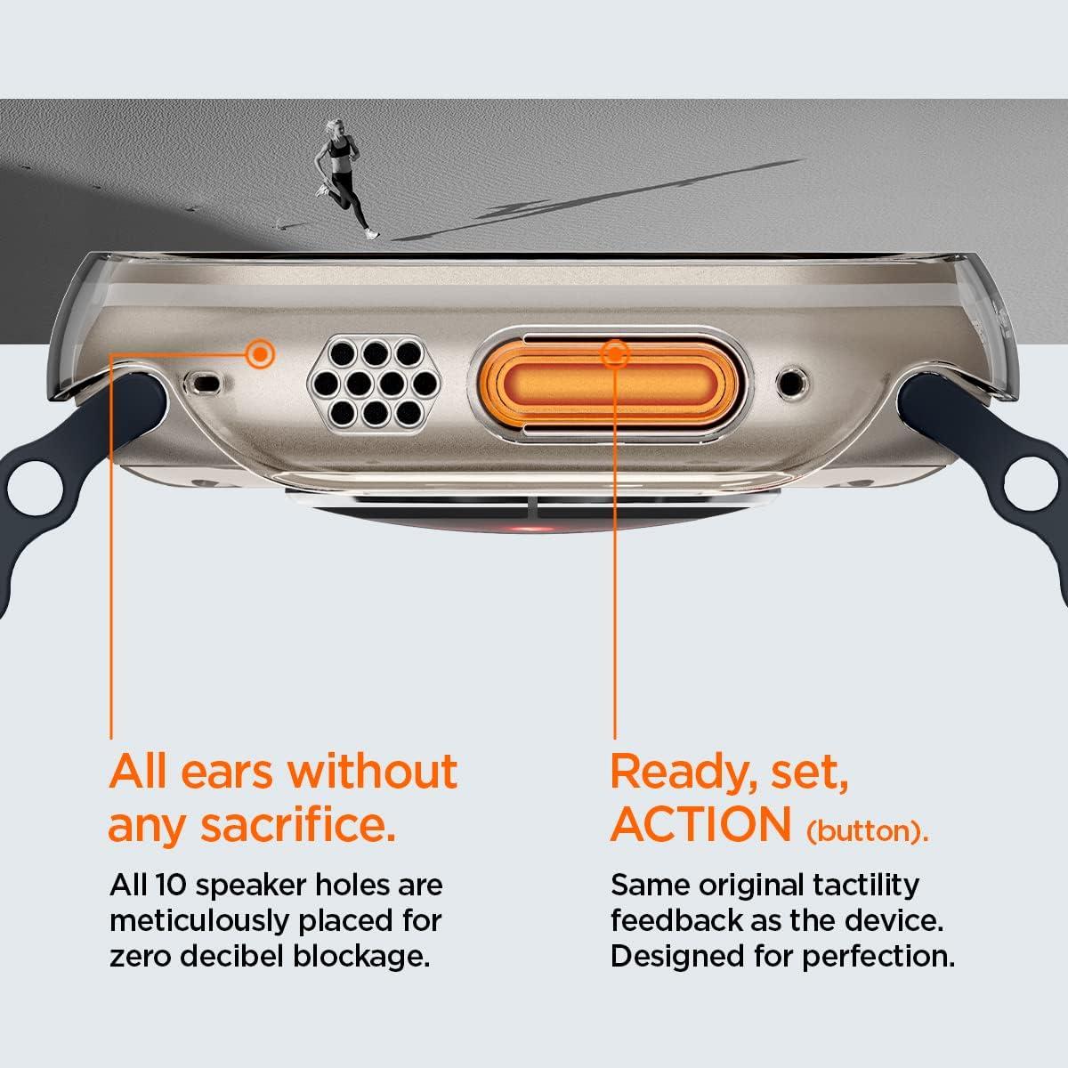 Funda delgada Spigen para Apple Watch Ultra 2/1 49mm - Transparente