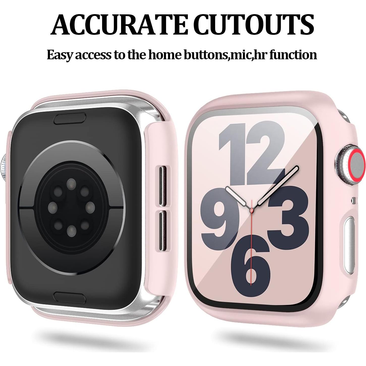 Funda Protectora Cuteey para Apple Watch 40mm con Vidrio Templado