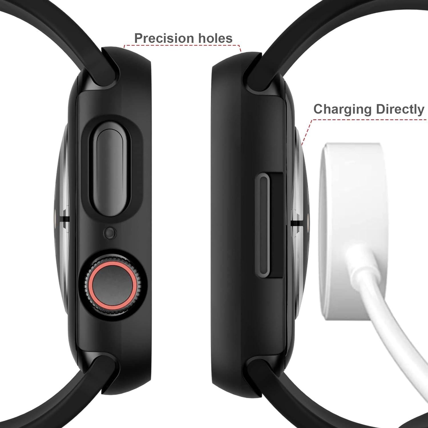 Funda Protectora Cuteey para Apple Watch 40mm con Vidrio Templado