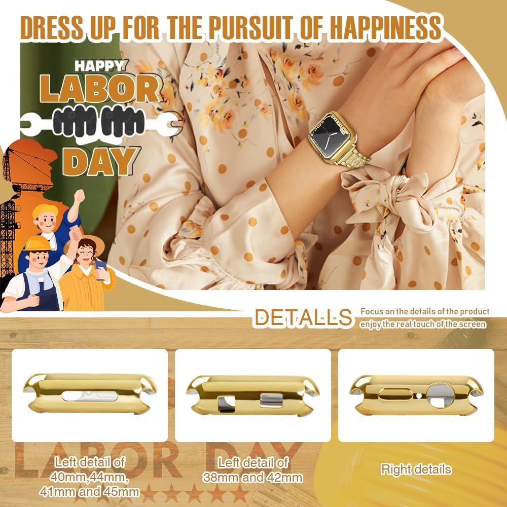 Funda TPU Suave Oro 38mm para Apple Watch Series 1-3