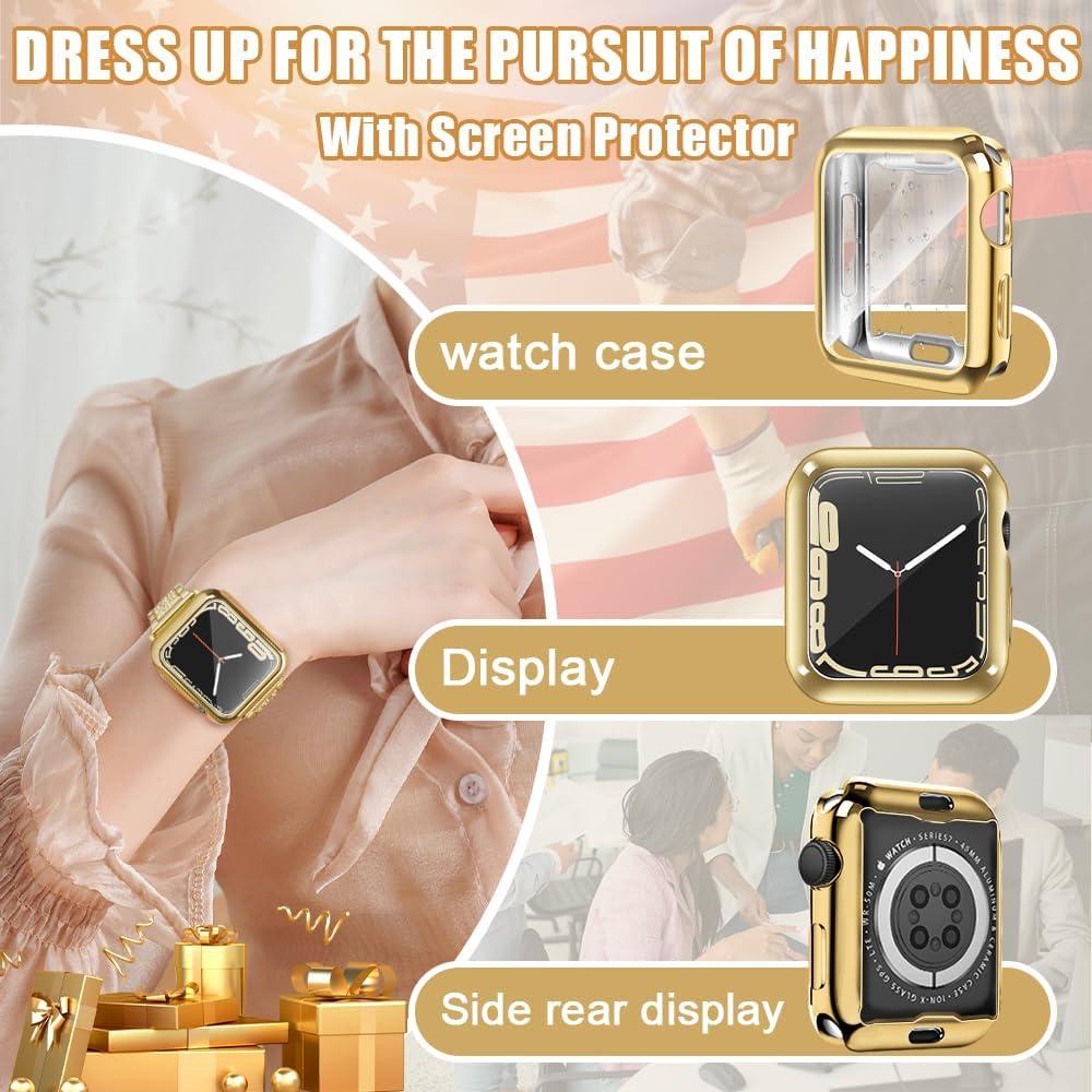 Funda TPU Suave Oro 38mm para Apple Watch Series 1-3