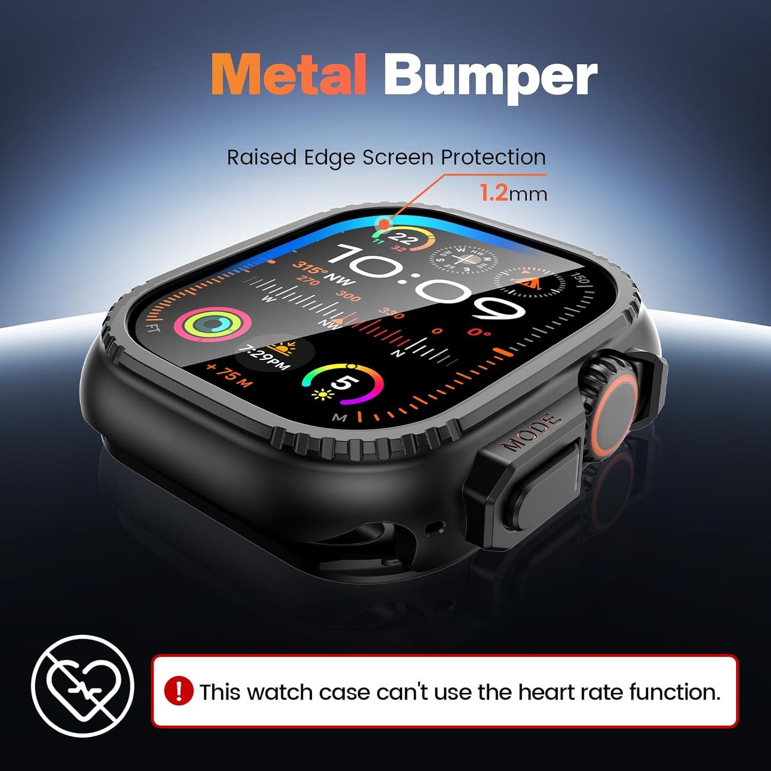 Funda Metálica Goton para Apple Watch Ultra 2 49mm Titanio