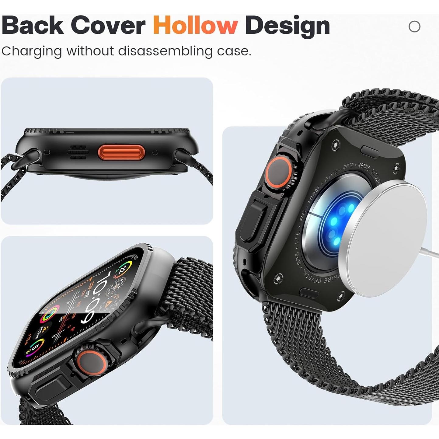 Funda Metálica Goton para Apple Watch Ultra 2 49mm Titanio