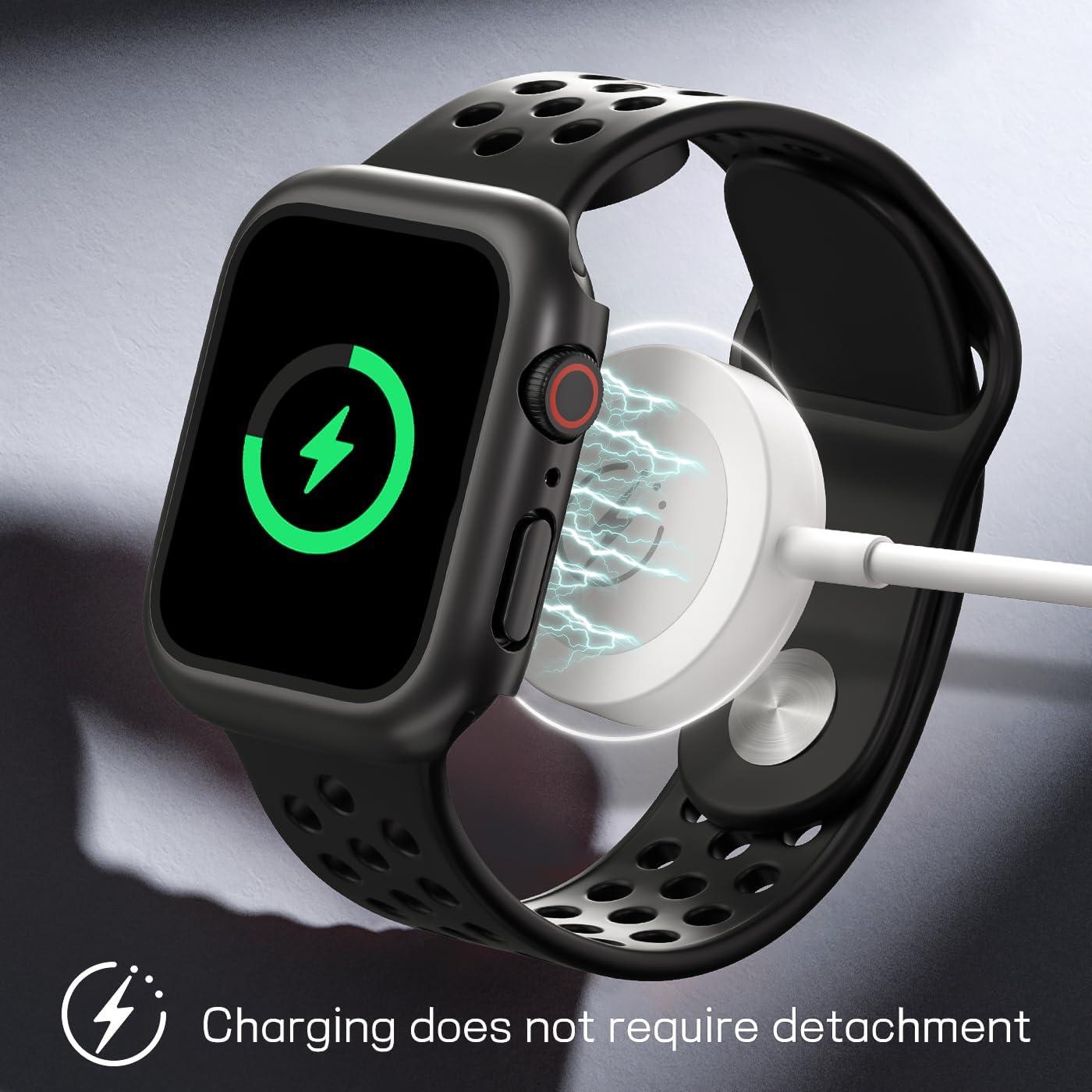 Funda protectora para Apple Watch 45mm Foamia - Negro