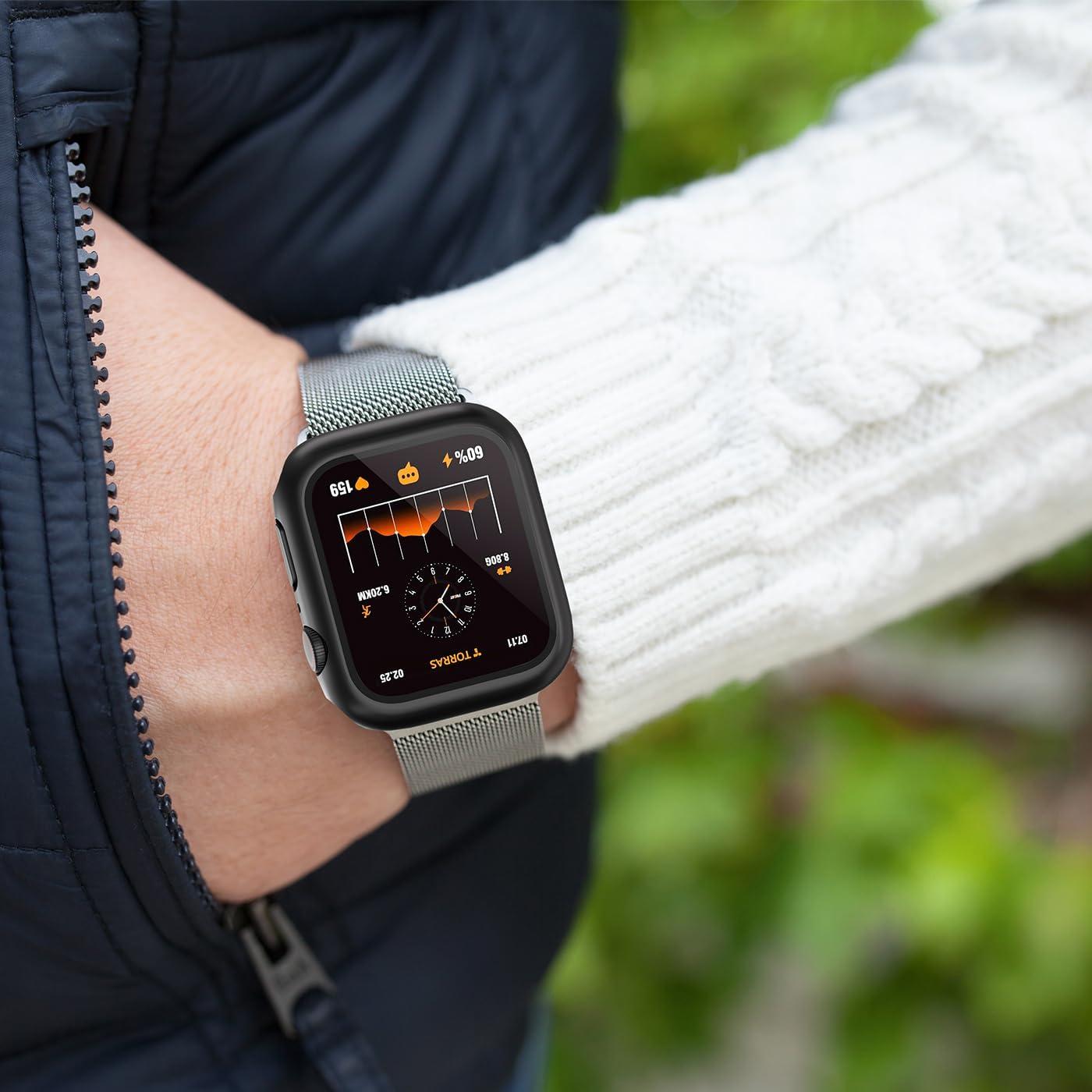 Funda protectora para Apple Watch 45mm Foamia - Negro