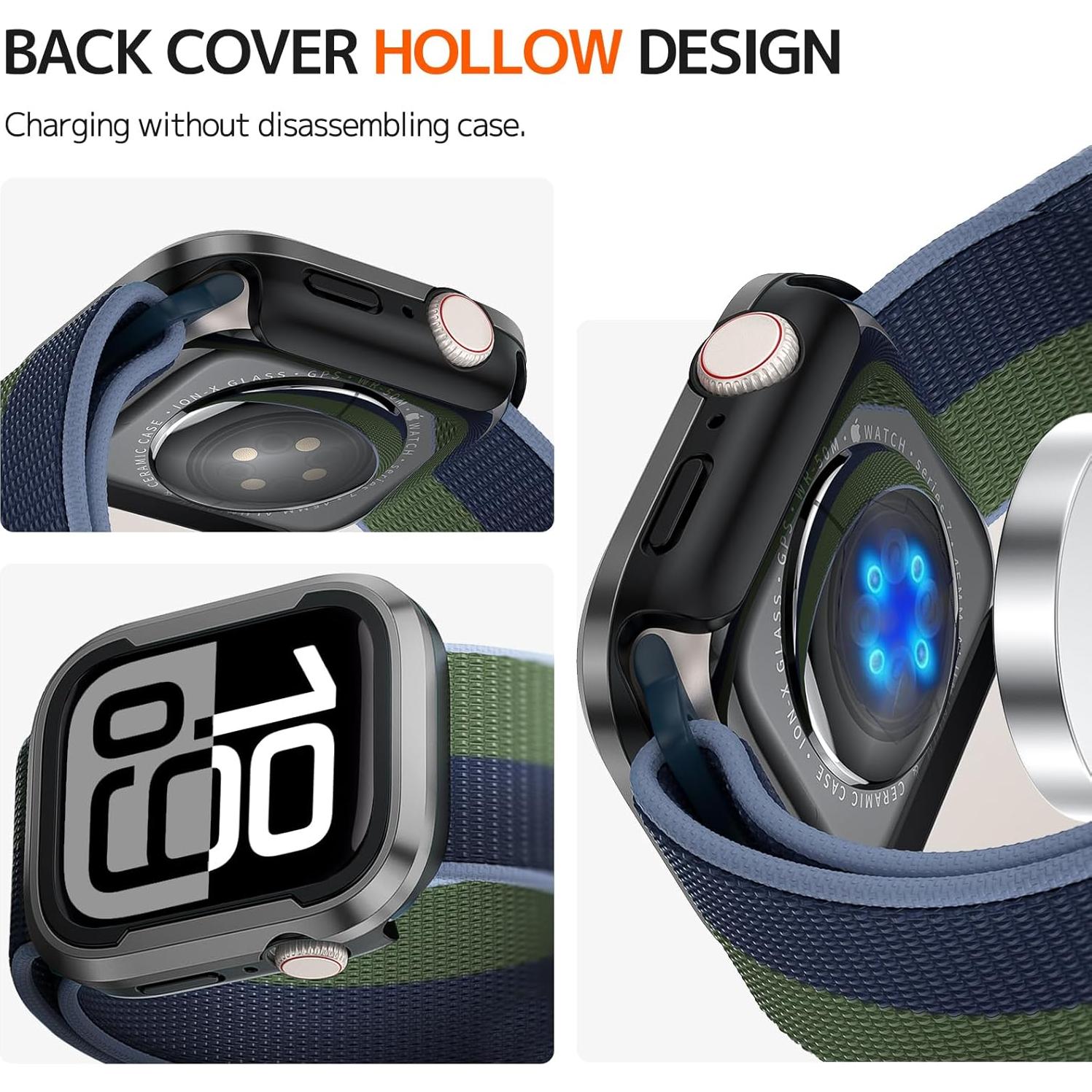 Funda Bumper NINKI para Apple Watch Serie 10 46MM Aluminio TPU