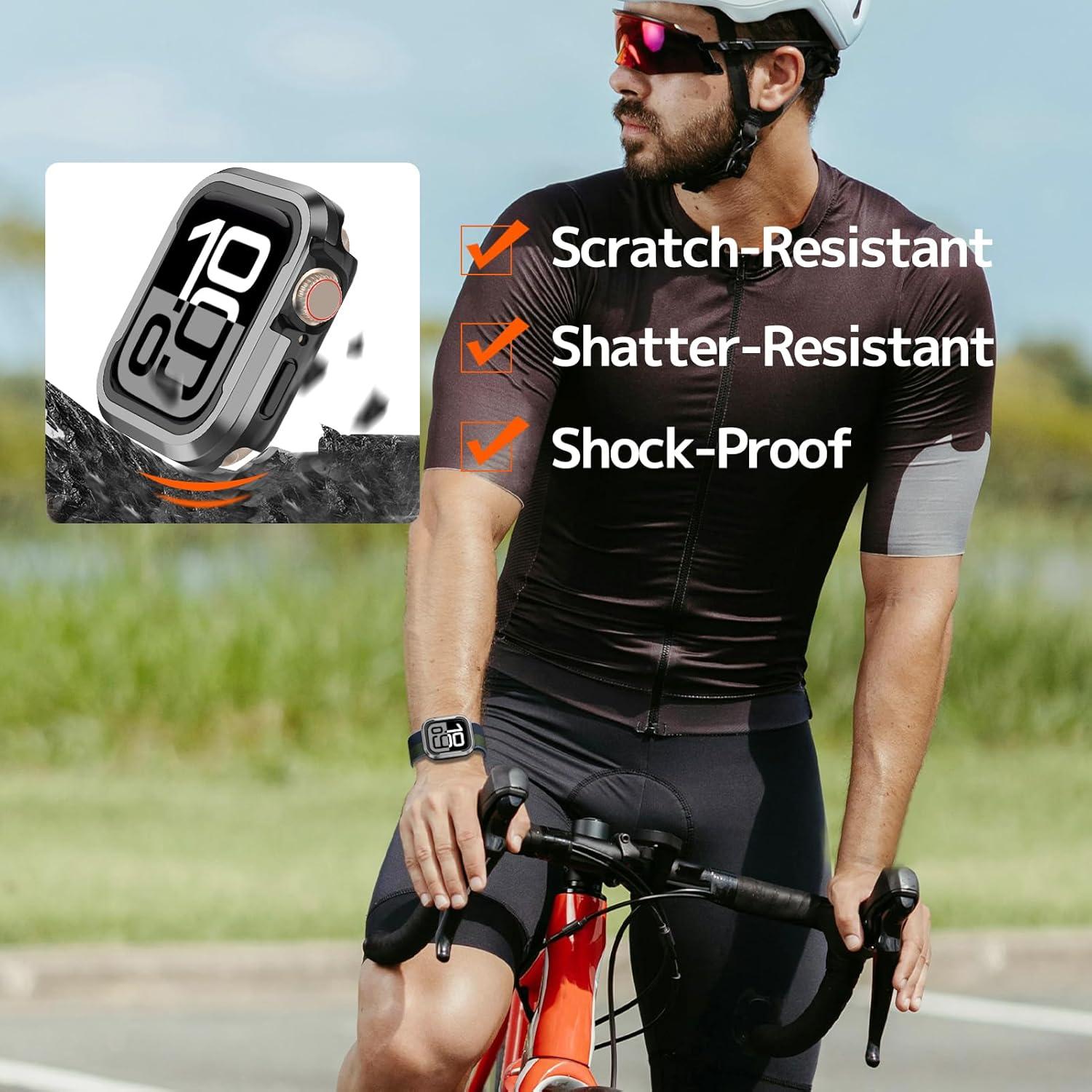 Funda Bumper NINKI para Apple Watch Serie 10 46MM Aluminio TPU