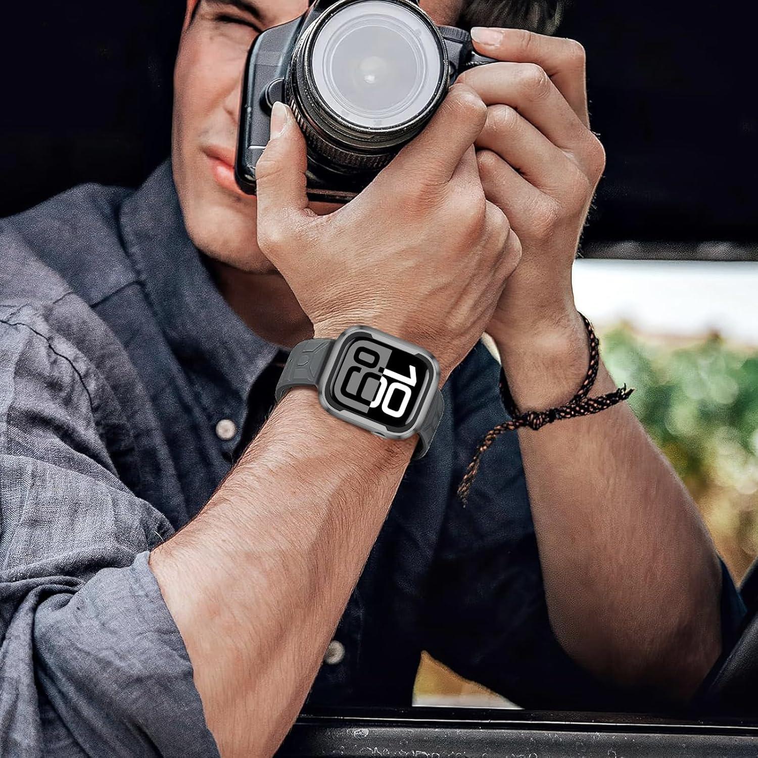 Funda Bumper NINKI para Apple Watch Serie 10 46MM Aluminio TPU