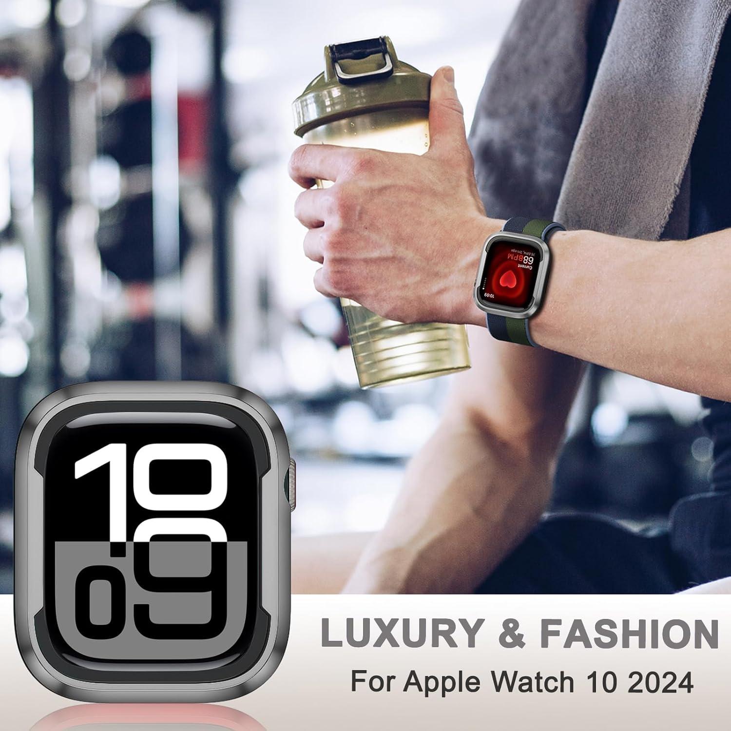 Funda Bumper NINKI para Apple Watch Serie 10 46MM Aluminio TPU