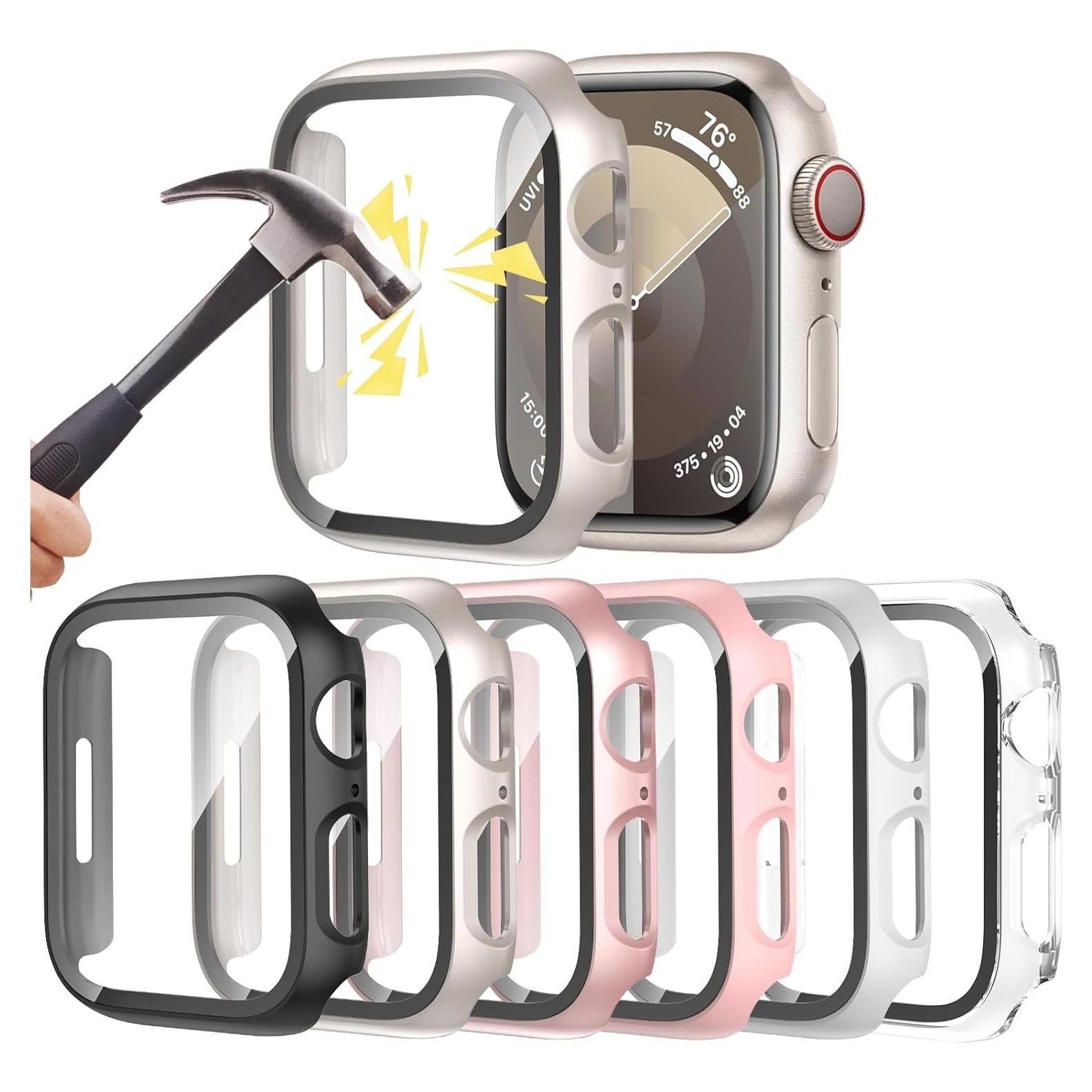 Paquete de 6 Protectores de Pantalla DNNBAO para Apple Watch 41mm