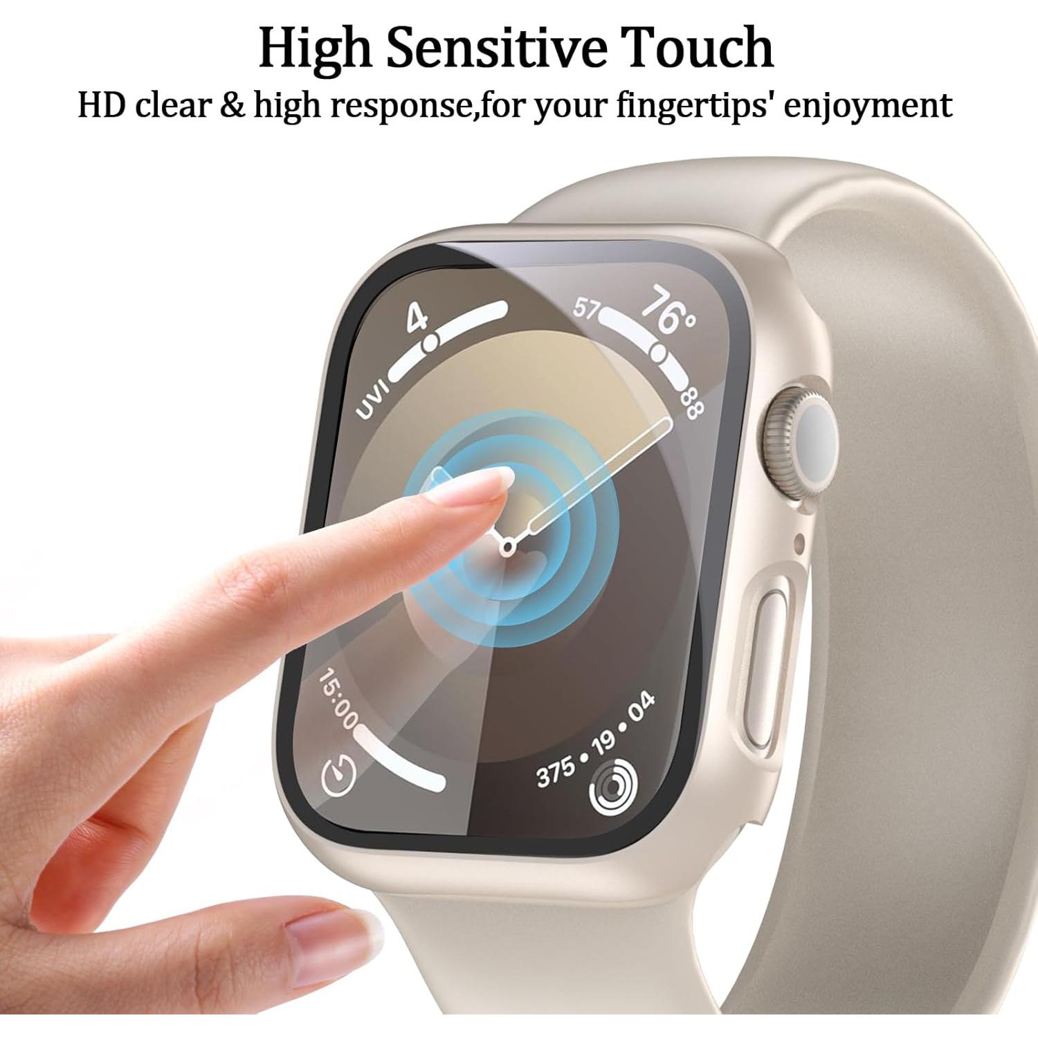 Paquete de 6 Protectores de Pantalla DNNBAO para Apple Watch 41mm