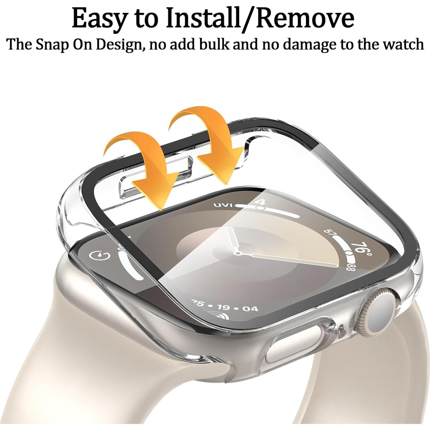 Paquete de 6 Protectores de Pantalla DNNBAO para Apple Watch 41mm