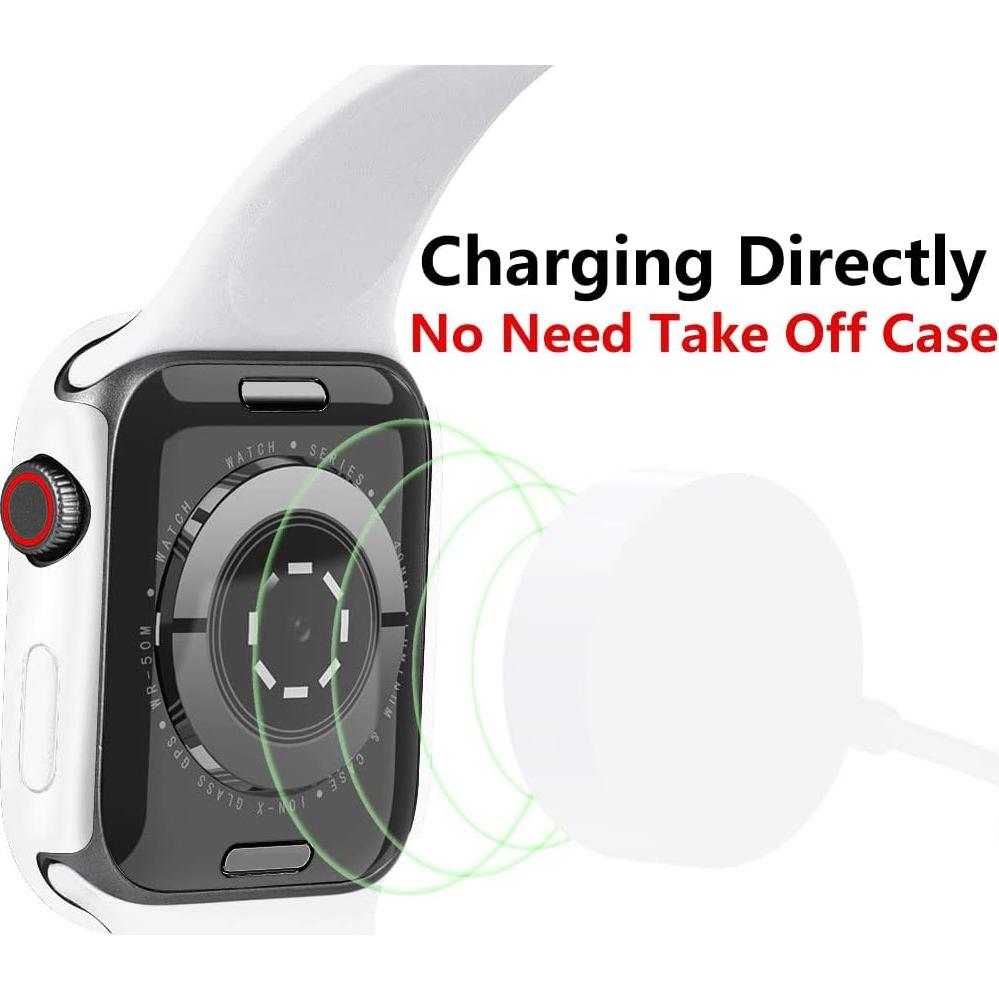 Carcasa Dura HANKN para Apple Watch 44mm - Protector Vidrio Templado