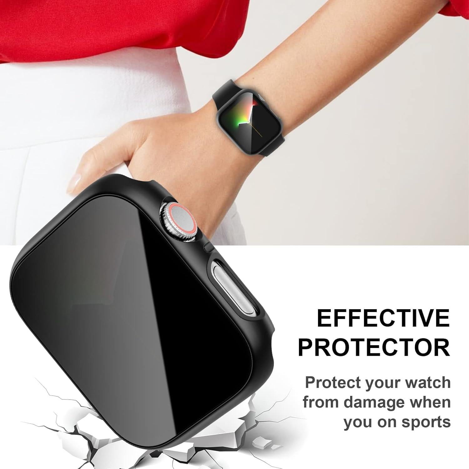 Protector de Pantalla Privado Cuteey para Apple Watch 45mm