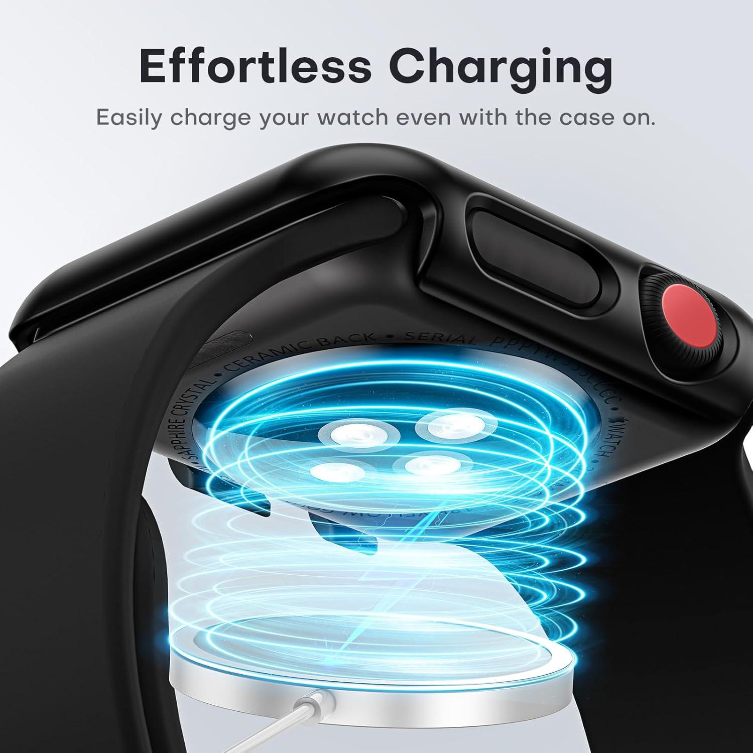 Funda Dura TAURI para Apple Watch Series 3/2/1 38mm - Negro