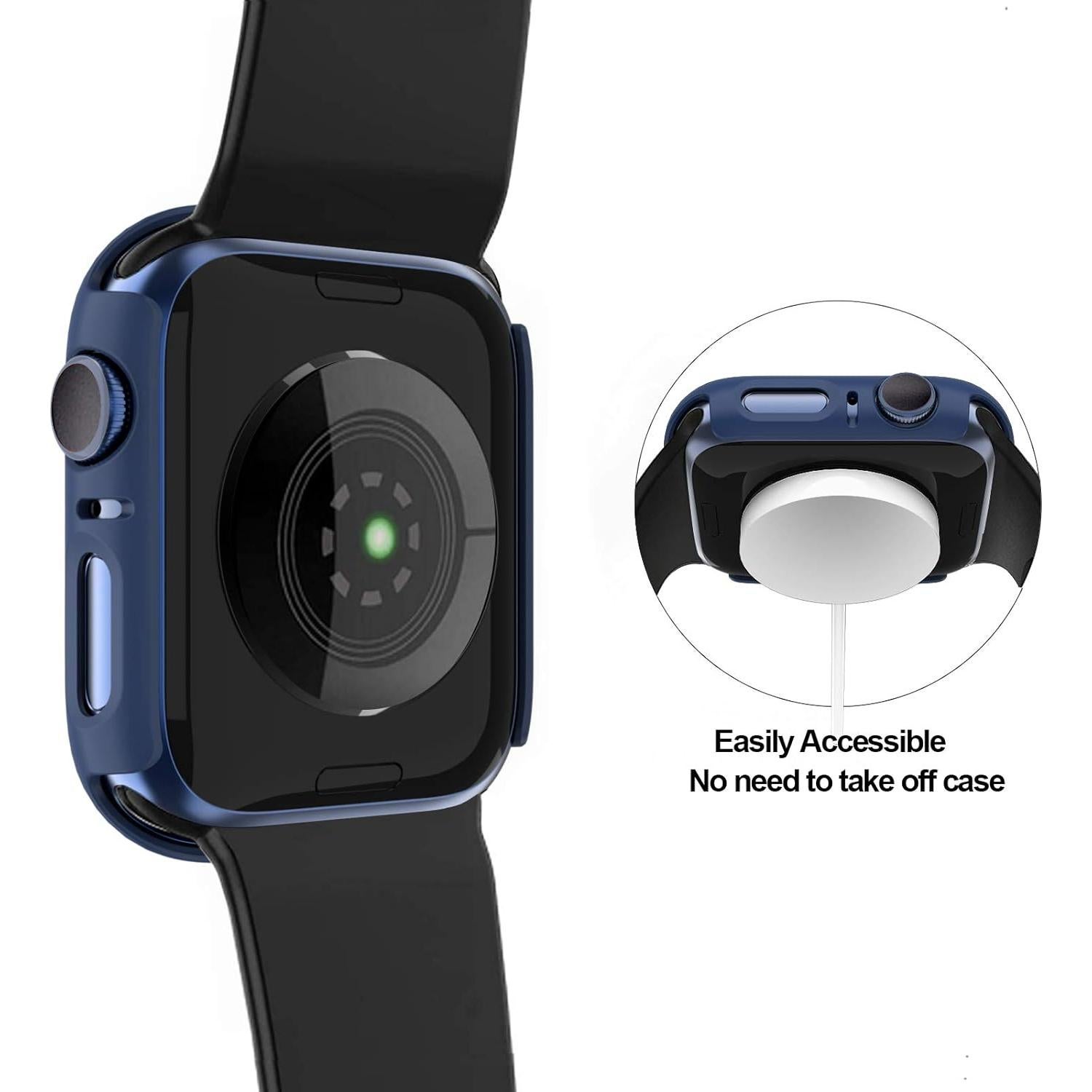 Funda Dura BHARVEST para Apple Watch 42mm con Protector Vidrio