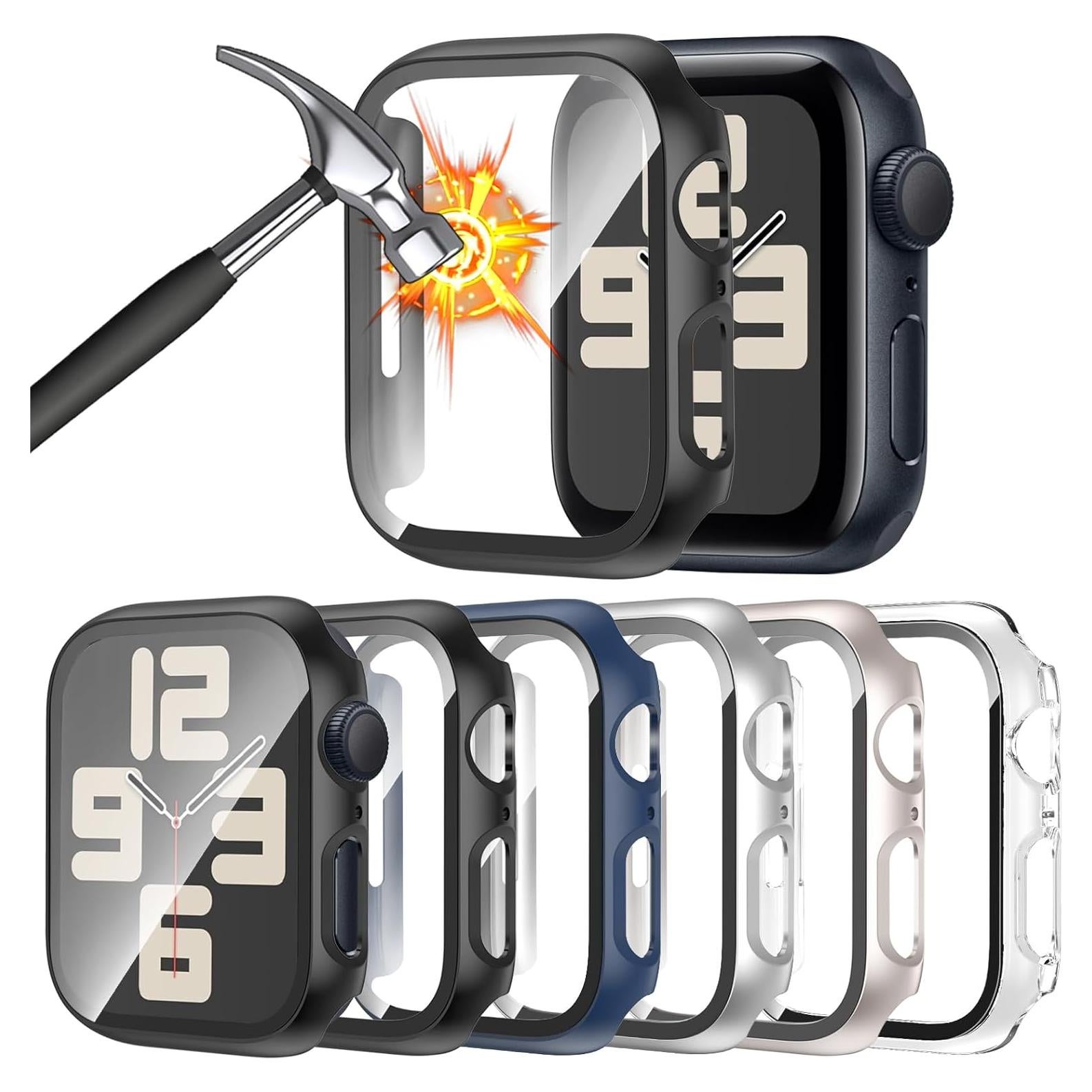 Funda Protectora Completa HAANILKYI para Apple Watch 44mm