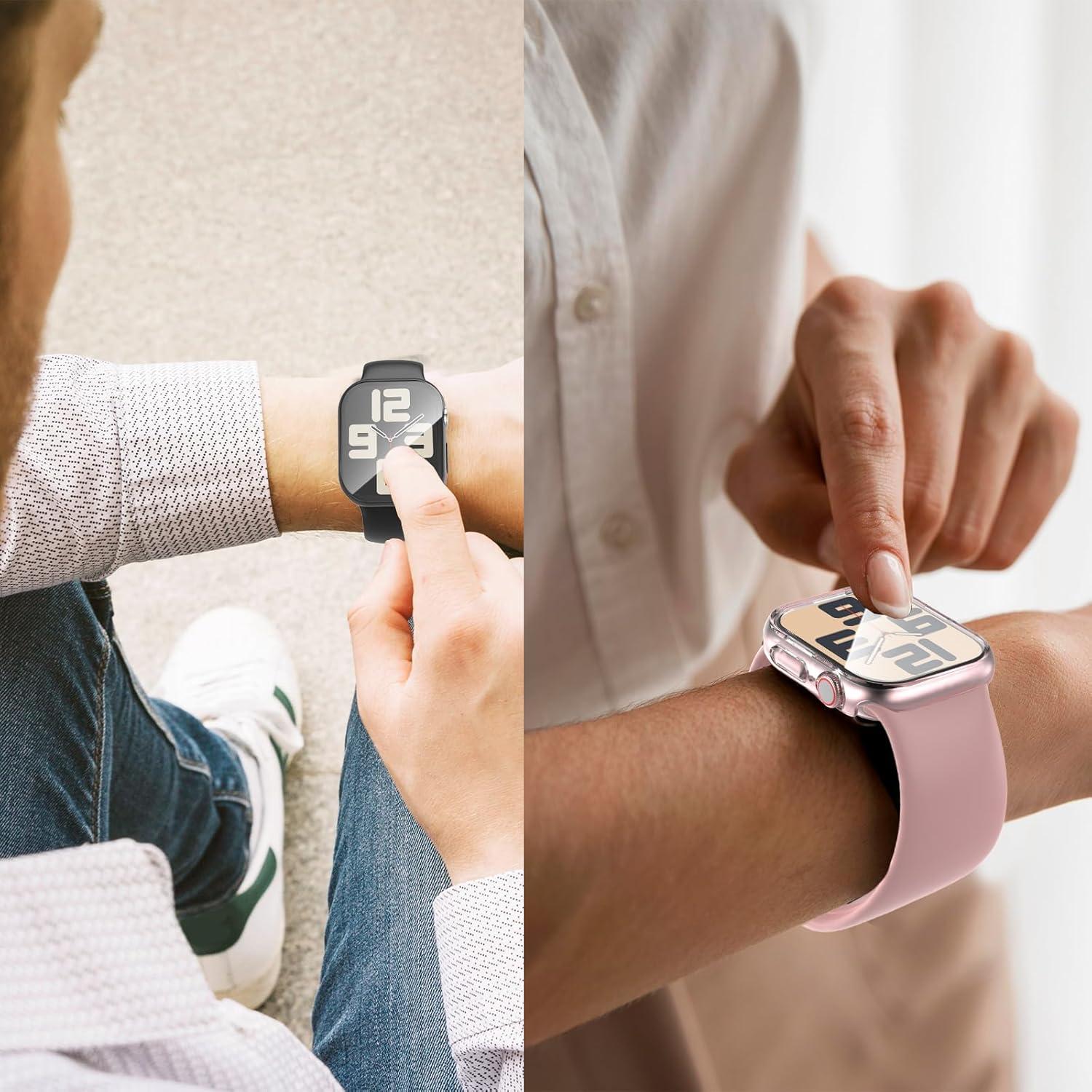 Funda Protectora Completa HAANILKYI para Apple Watch 44mm