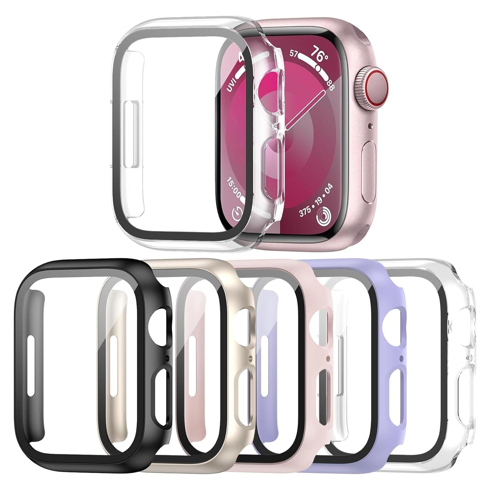 Funda con Protector de Pantalla Haojavo para Apple Watch 41mm