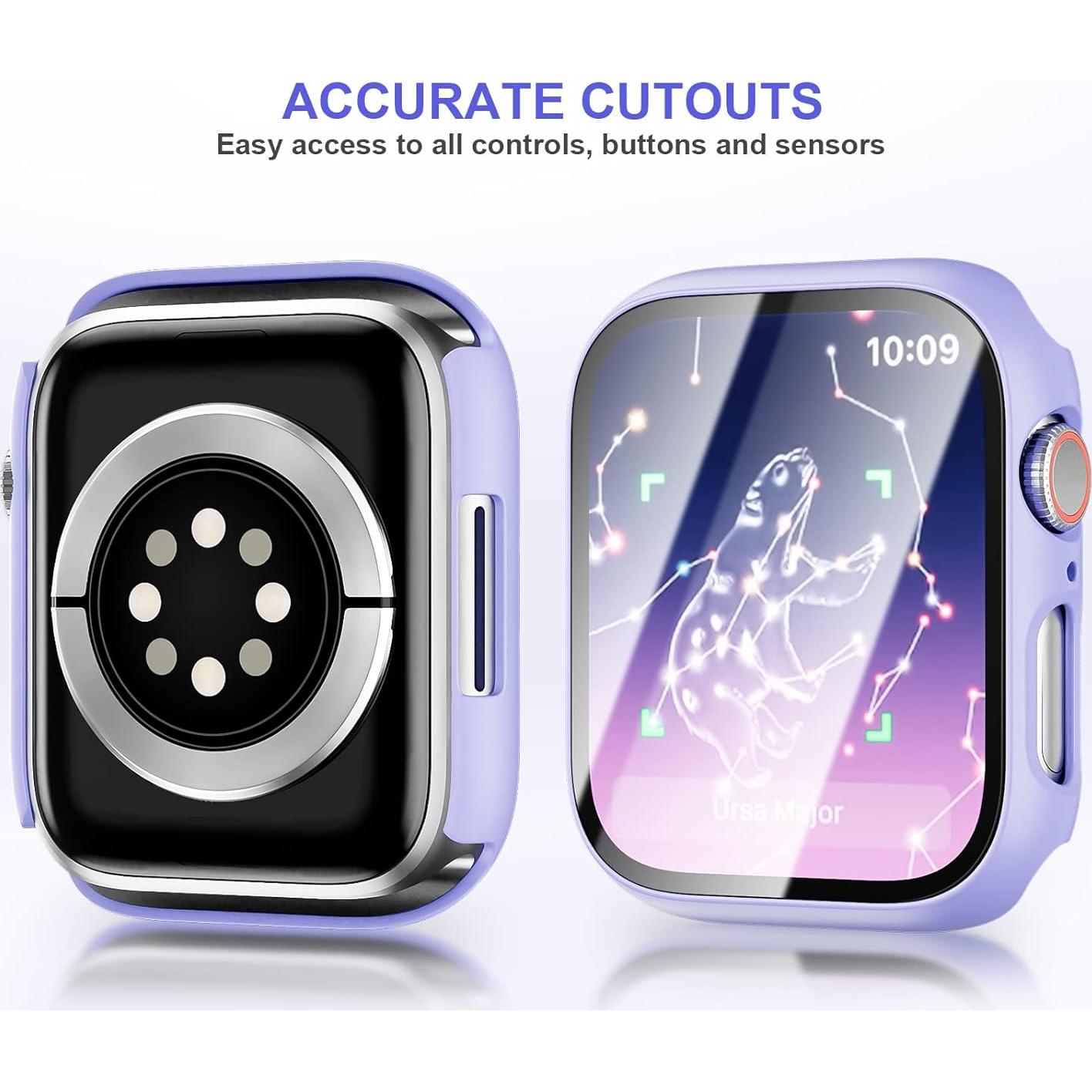 Funda con Protector de Pantalla Haojavo para Apple Watch 41mm