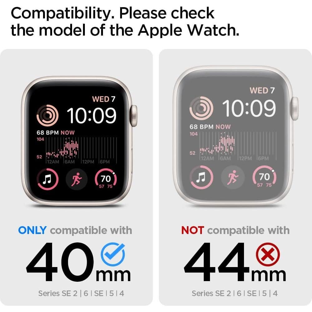 Funda Protectora Spigen Ultra Hybrid para Apple Watch 40mm - Transparente